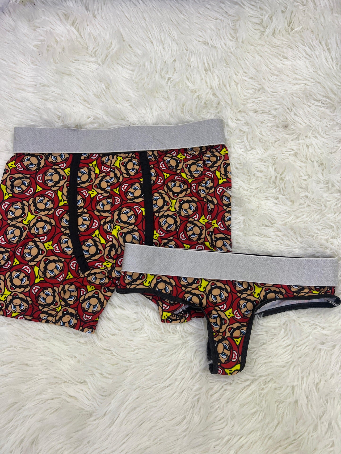 Mario and star couples matching underwear - Fundies