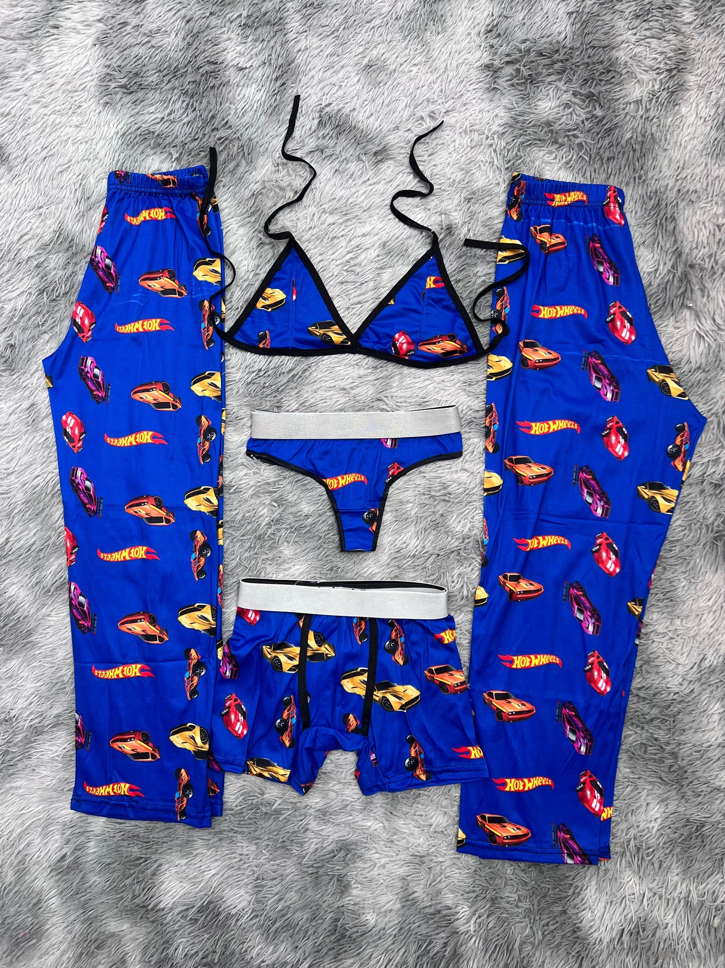 carros hotweels pijama 5 piezas