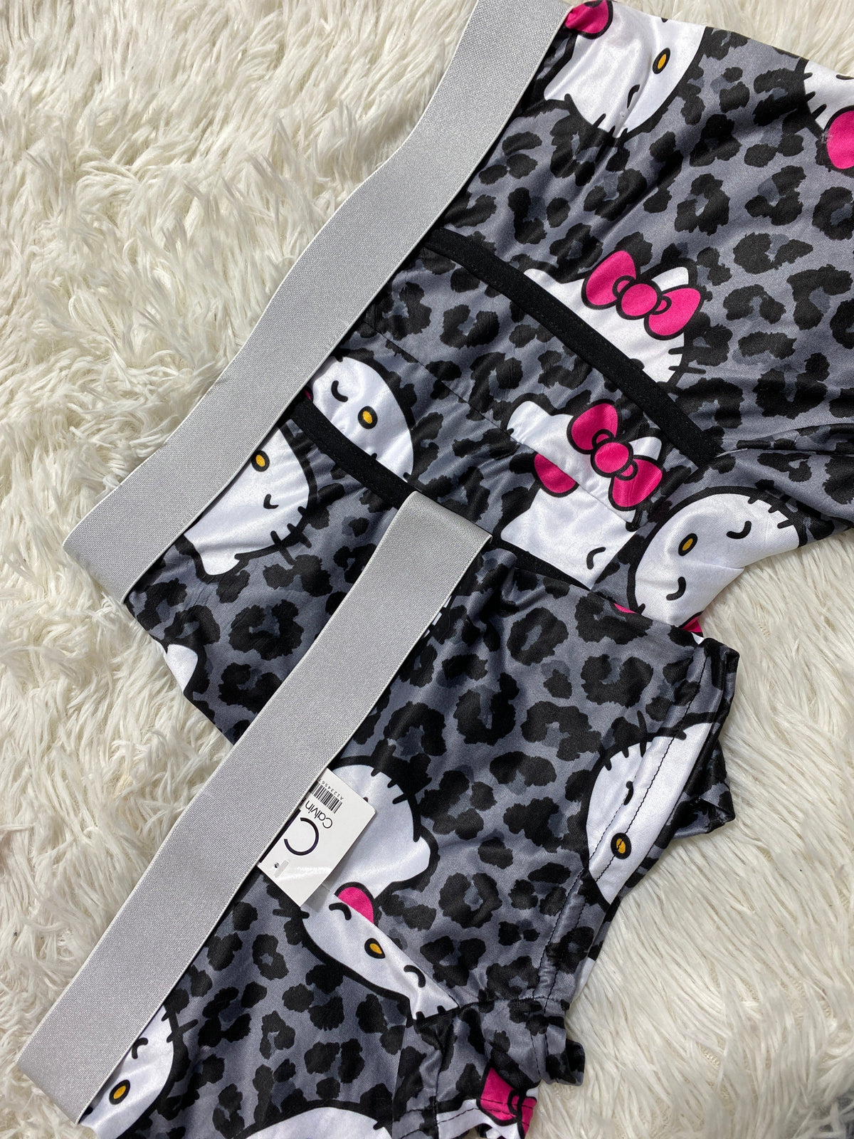 Hello kitty animal print gris Duo Con Boxer XL