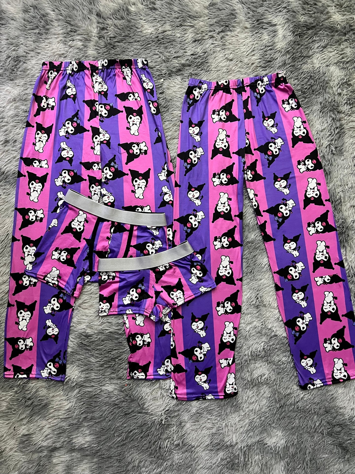 Kuromi Striped 5 piece pajama set For Cozy Nights 😴💤