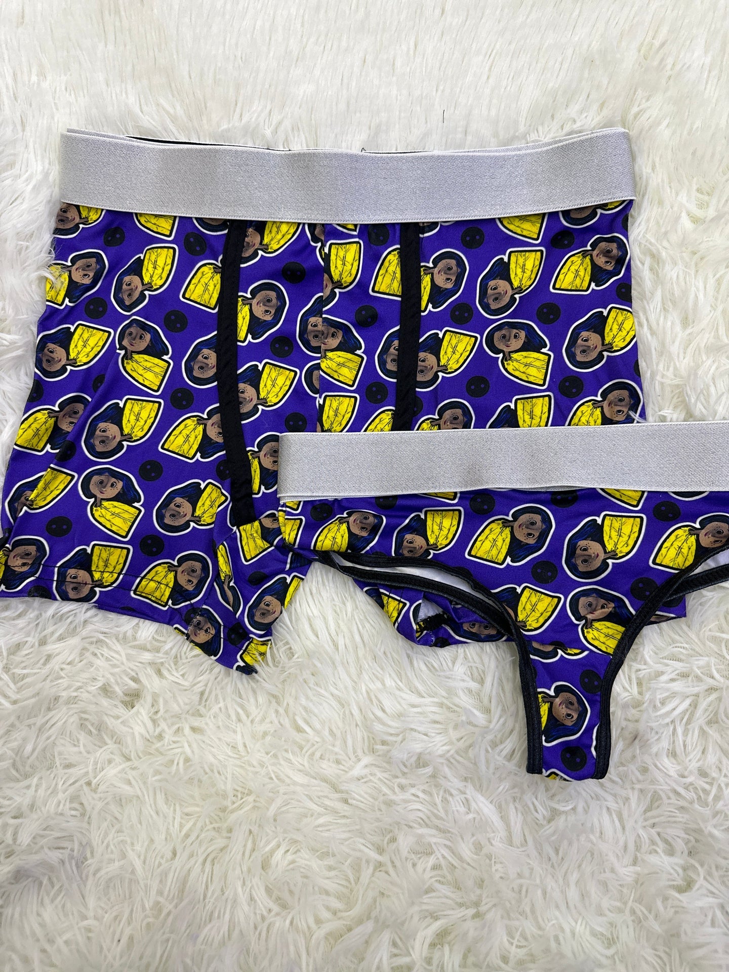 Coraline botón boxer con tanga
