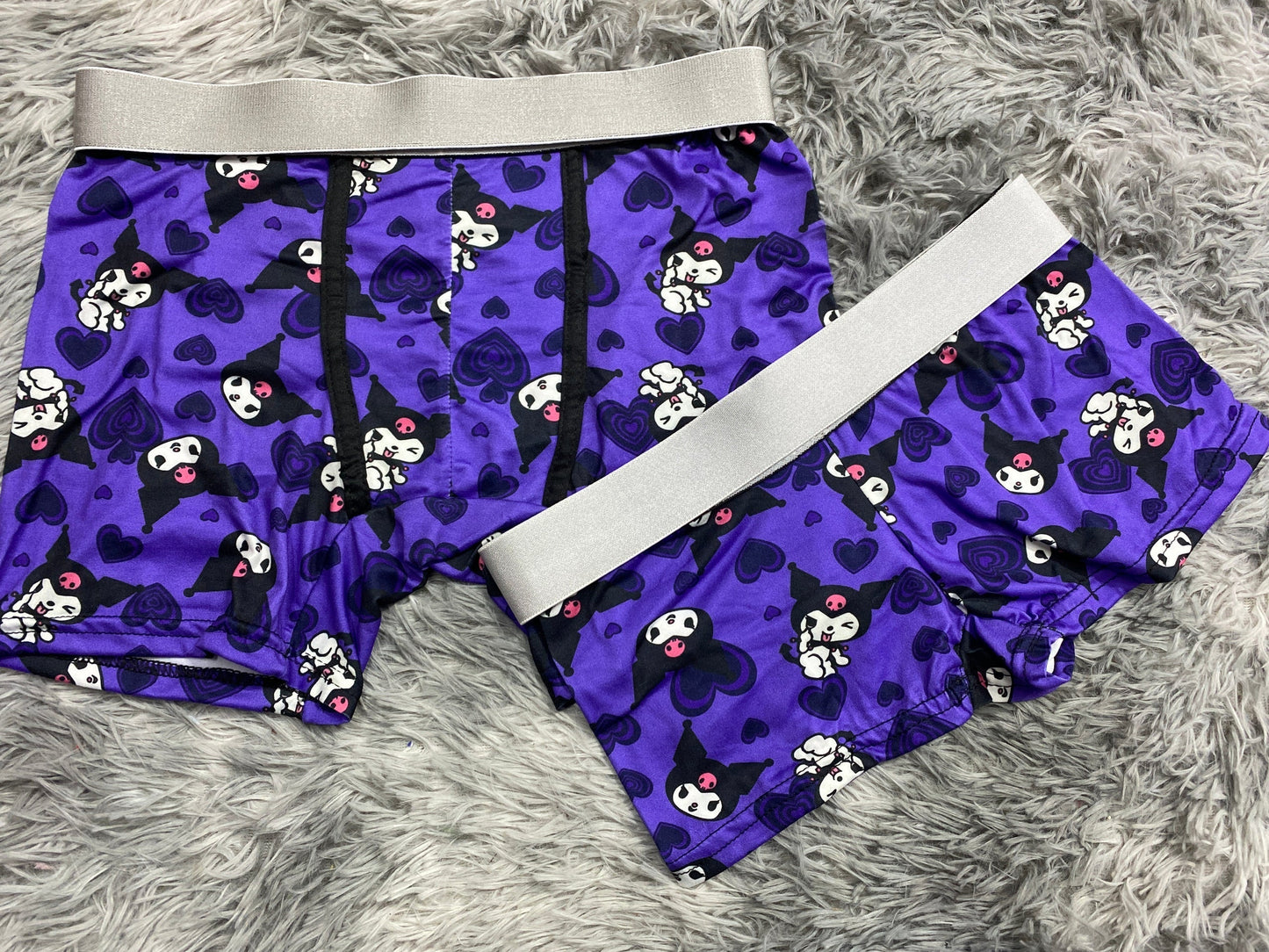 Kuromy corazones morados duo con boxer xl