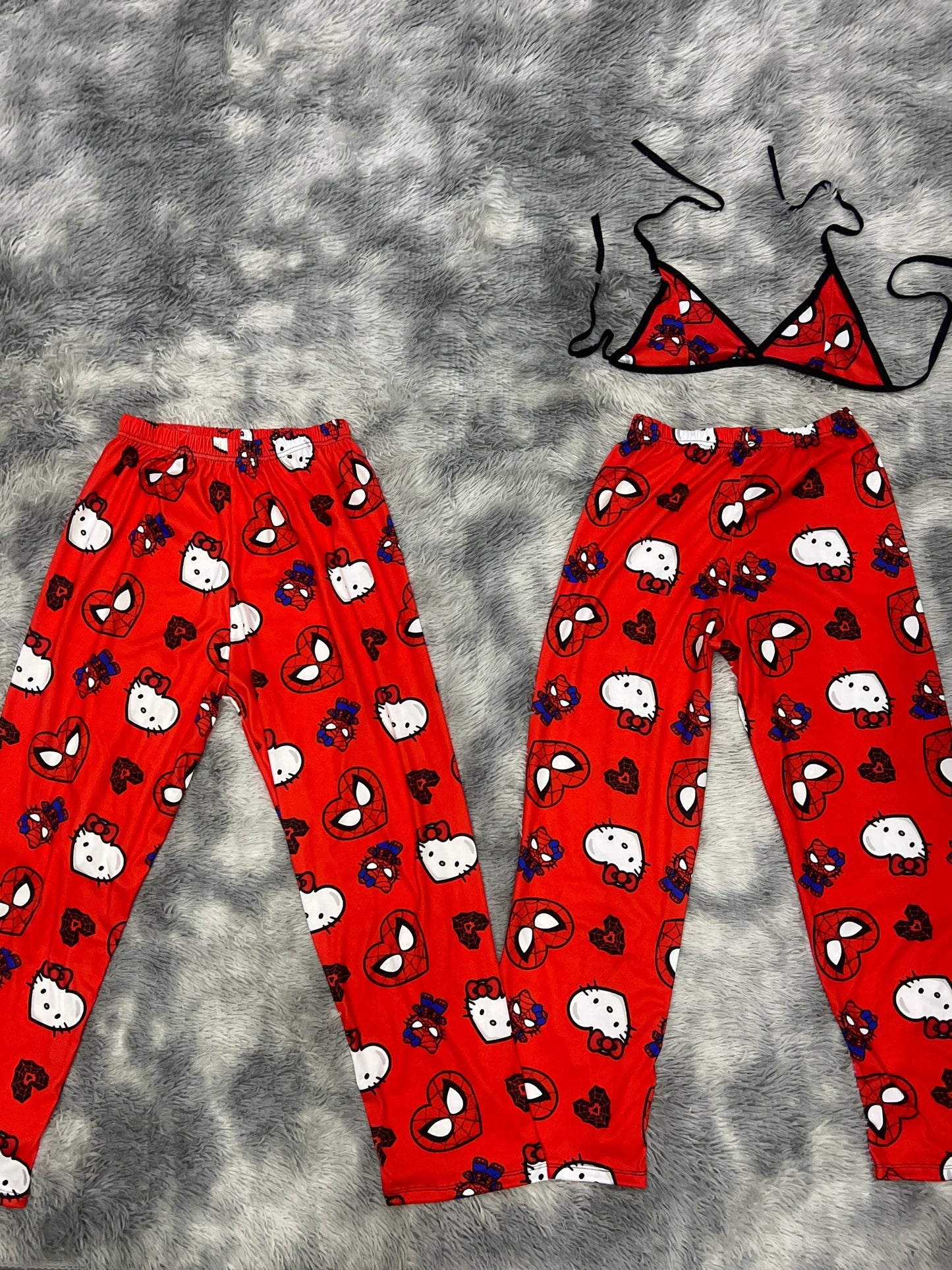 SpiderKitty Rojo Duo Unitalla de 5 piezas