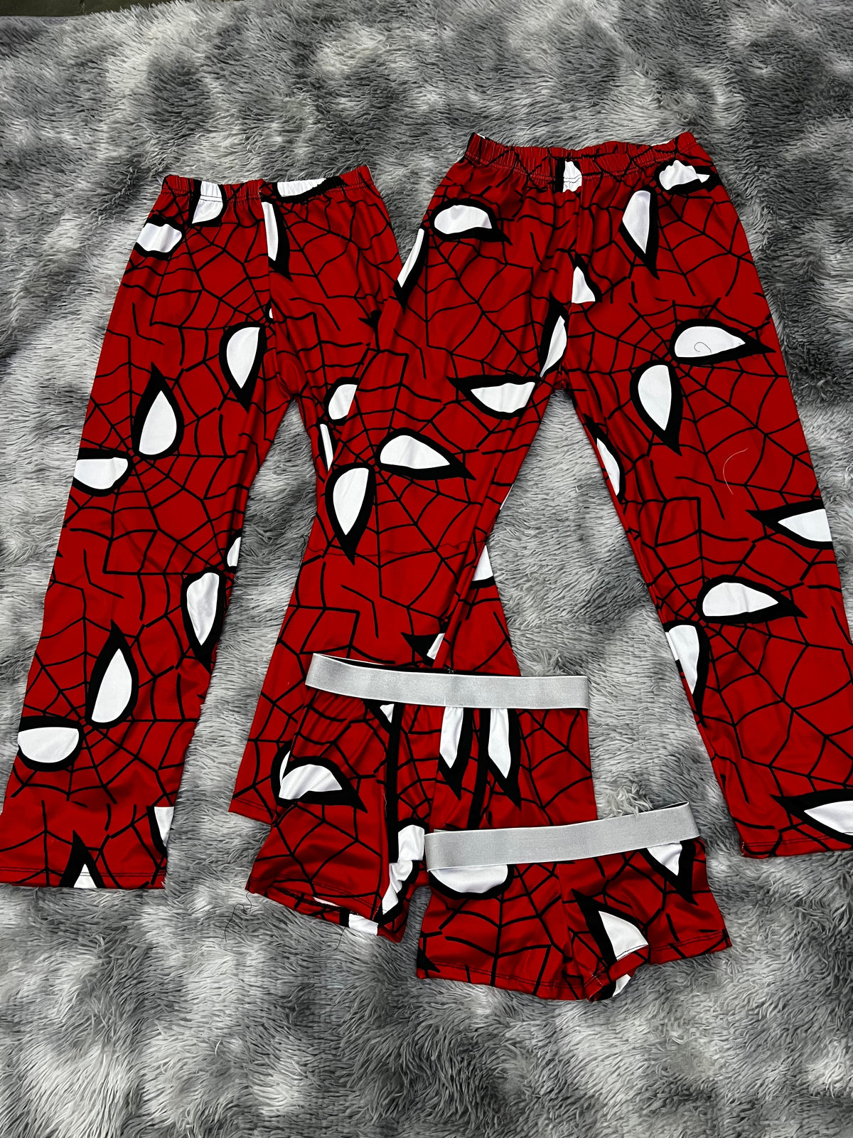 Spidey Caras Rojo Pijama De 5 Piezas