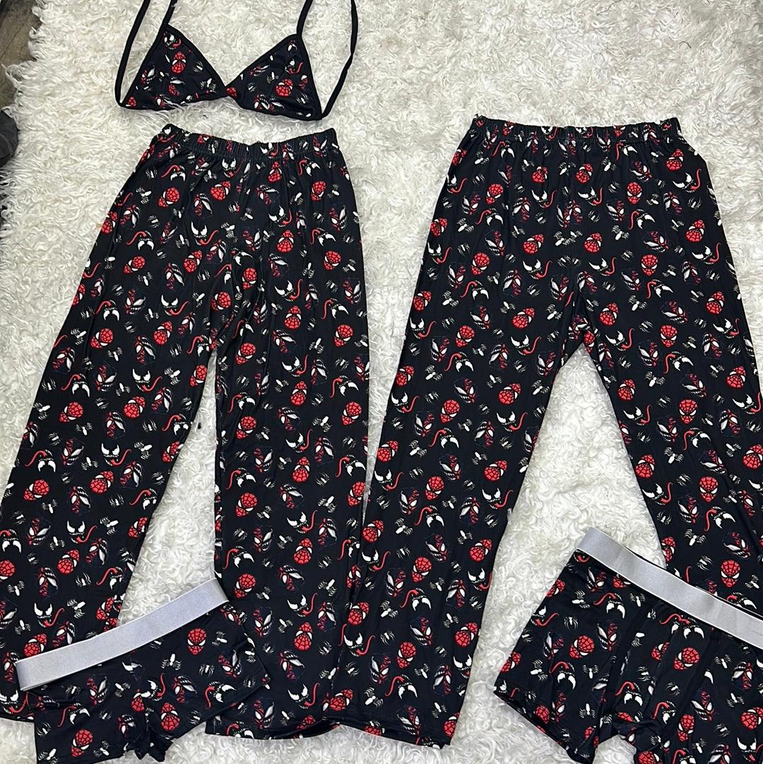 Venom Spider-man Pijama De 5 Piezas