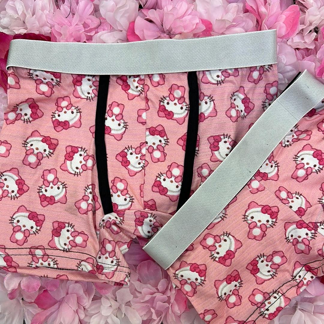 Hello Kitty Rosa Duo Unitalla Con Boxer Xl