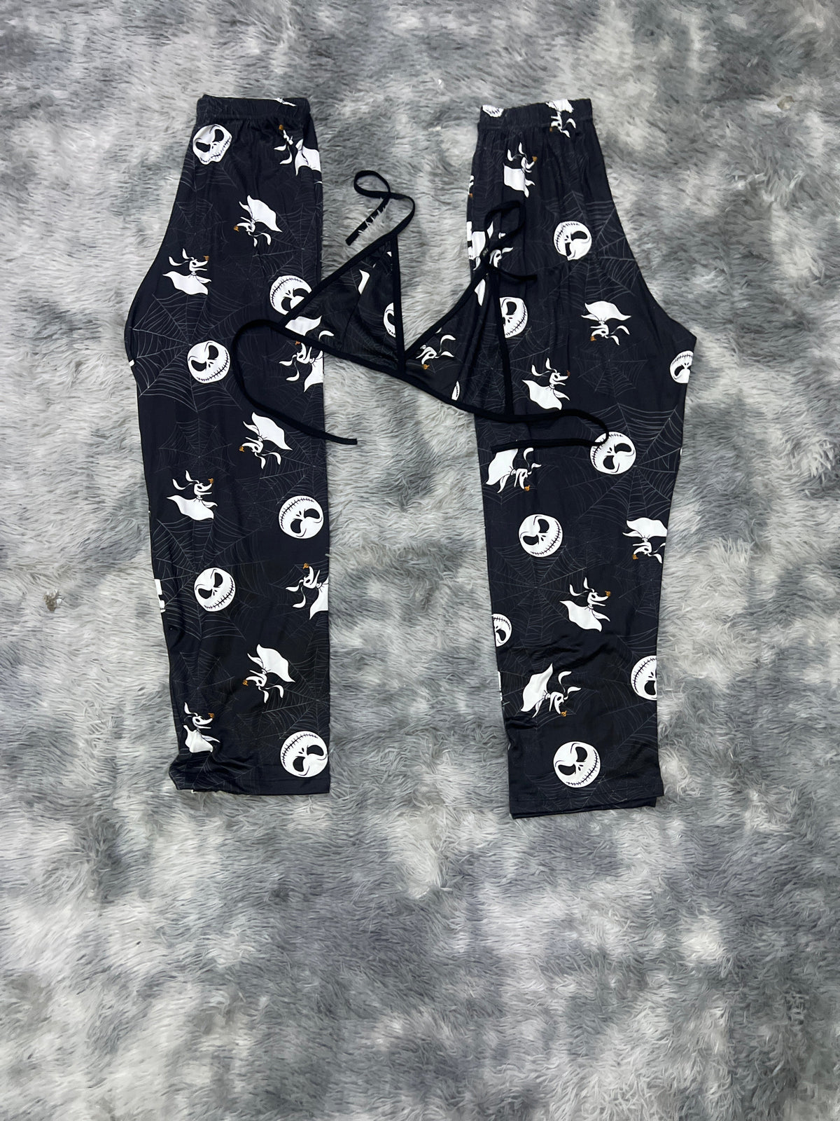 Jack Skellington Telaranas Duo De Pijama Afelpada