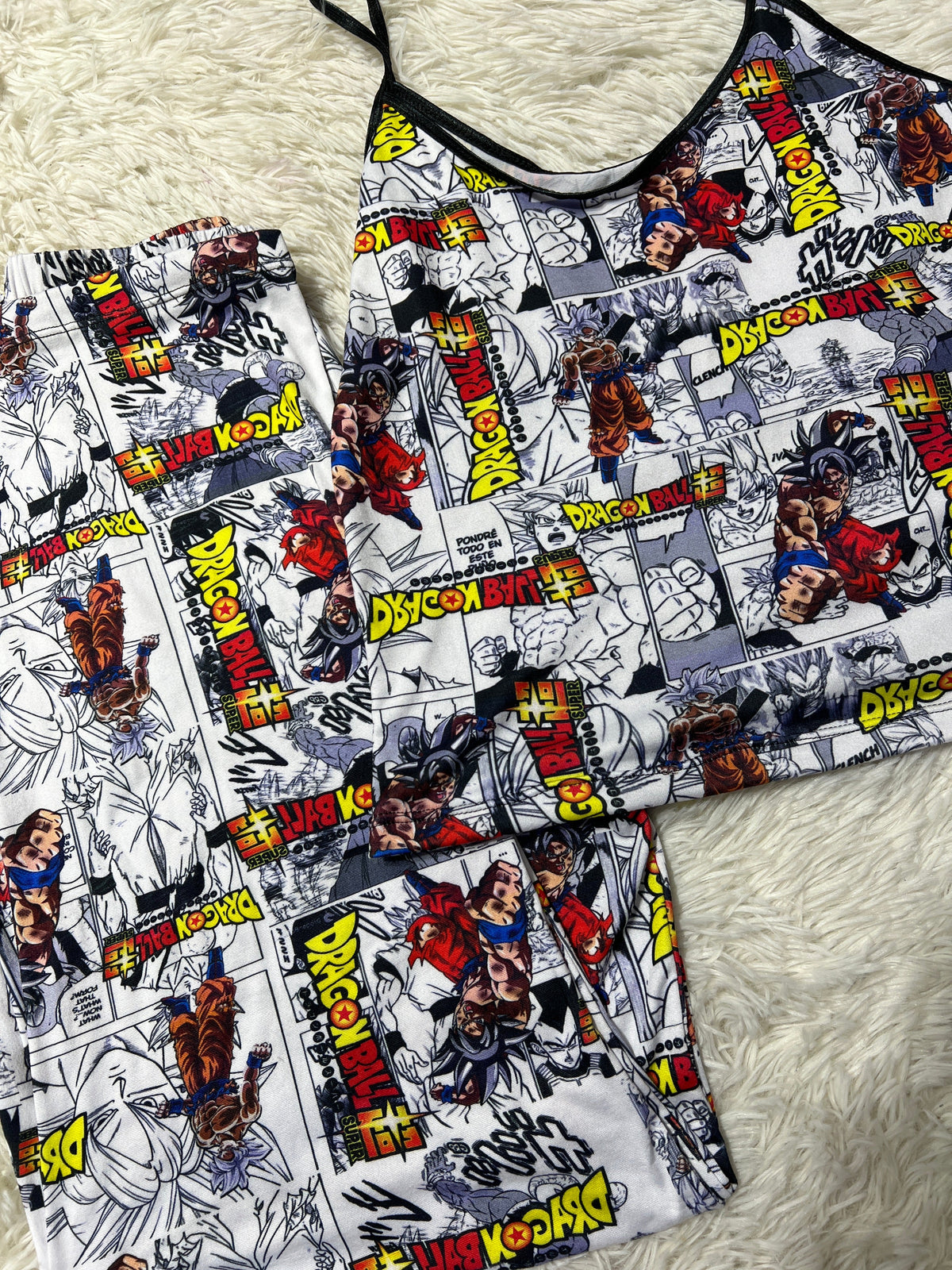 Dragon Ball Blusa Con Pantalón Pijama De Dama