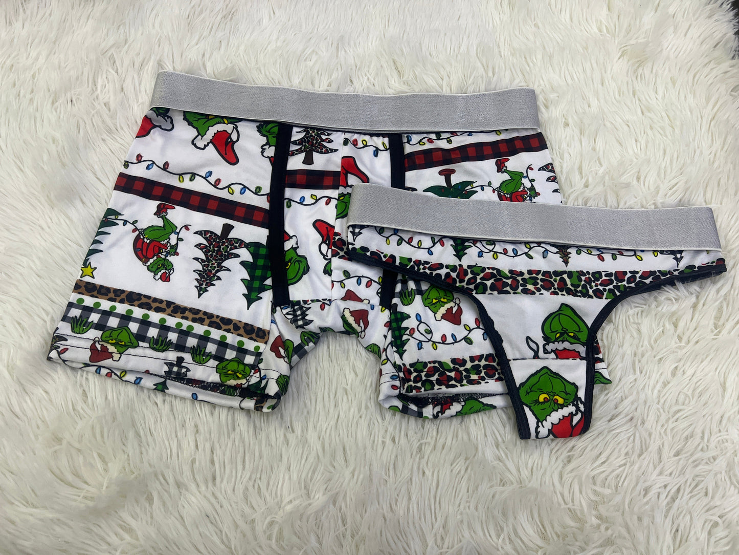 Grinch Lights Verde duo unitalla con tanga