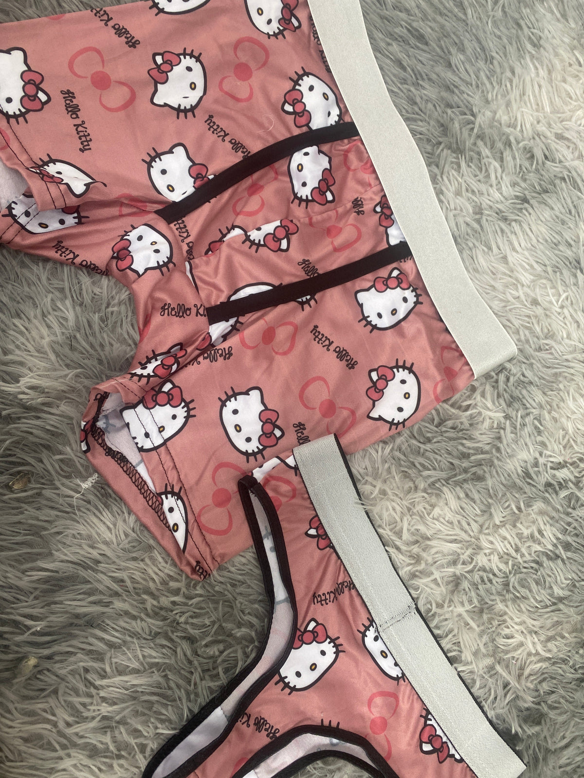 Hello kitty molitos rosa clarito Duo Unitalla Con Tanga