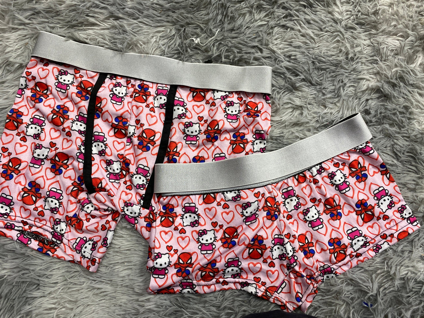 Spiderkitty Rosa duo con boxer
