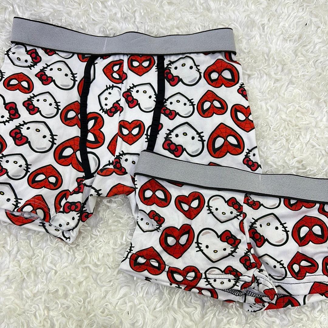 Spiderkitty matching couples boxer underwear - Fundies