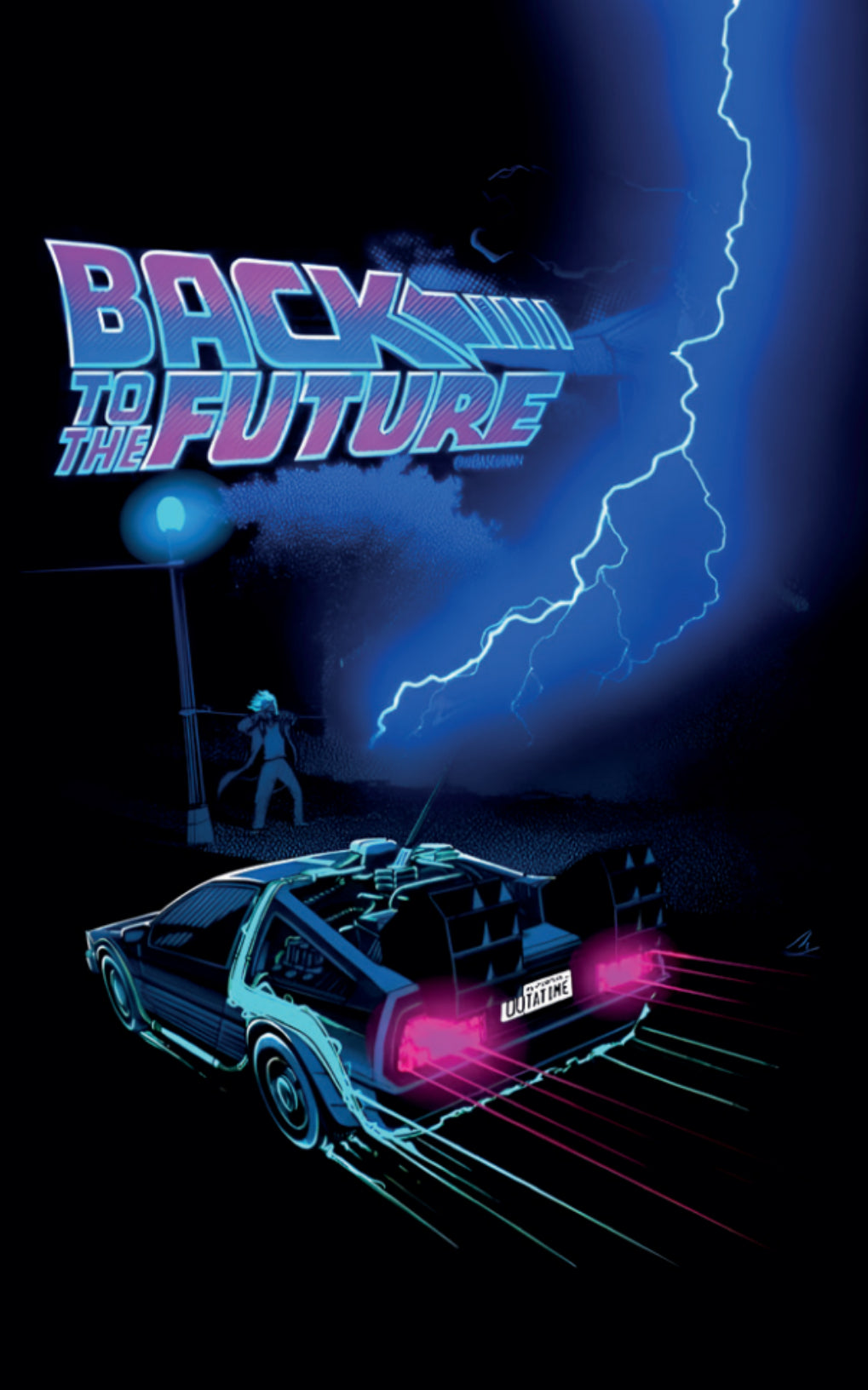 Volver al futuro frazada