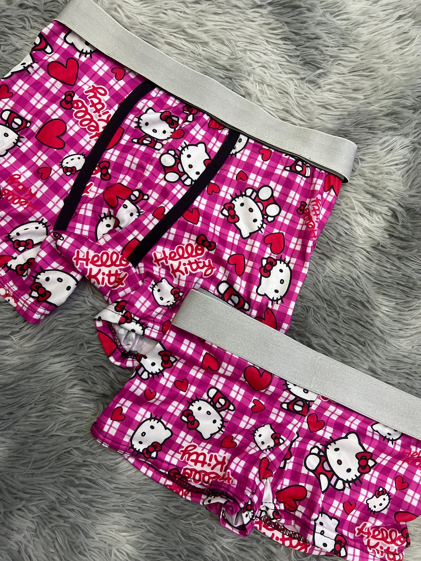 Hello Kitty Cuadros Rosa Duo Unitalla Con boxer.