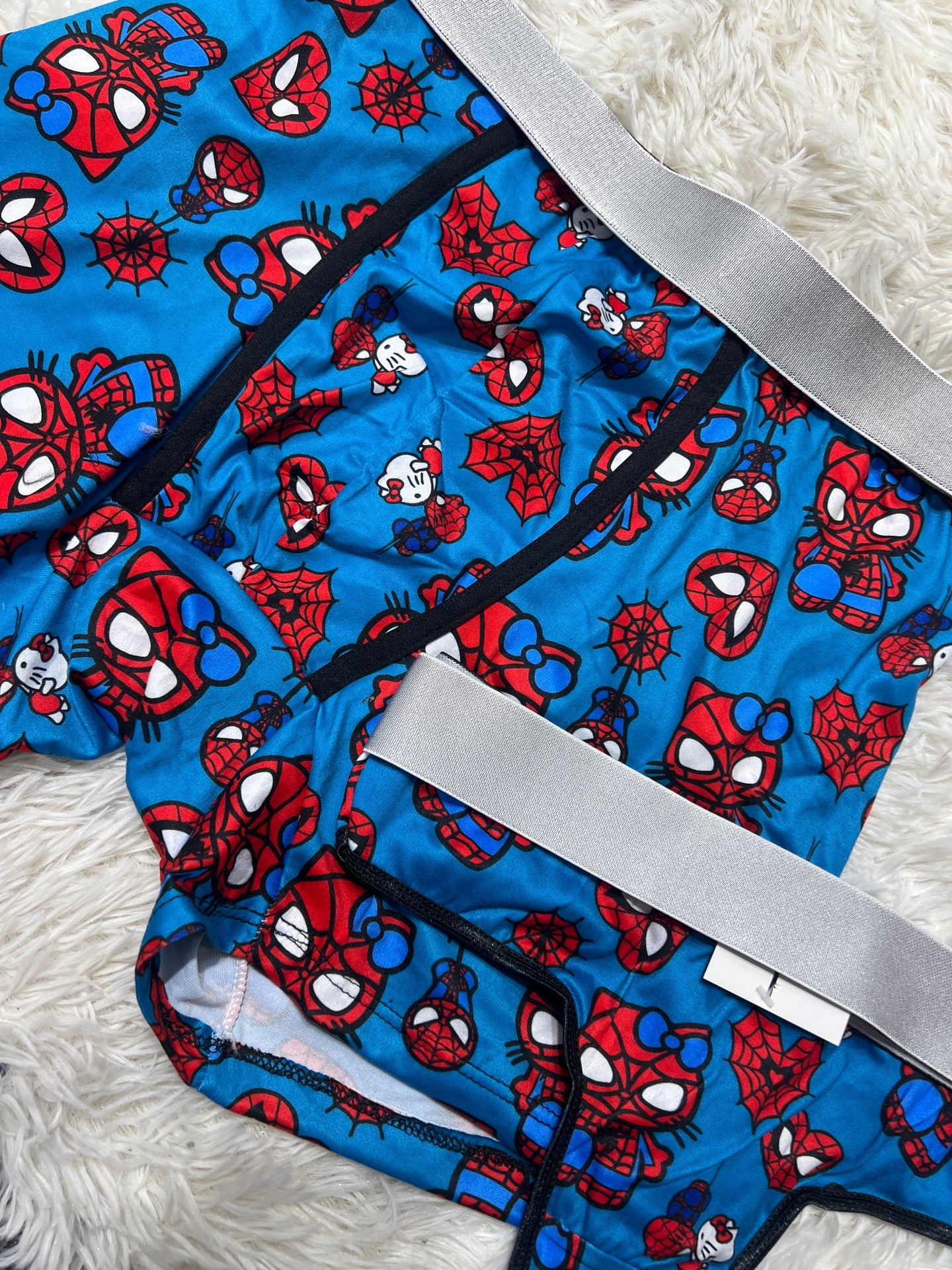 spiderkitty azul dúo XL con tanga