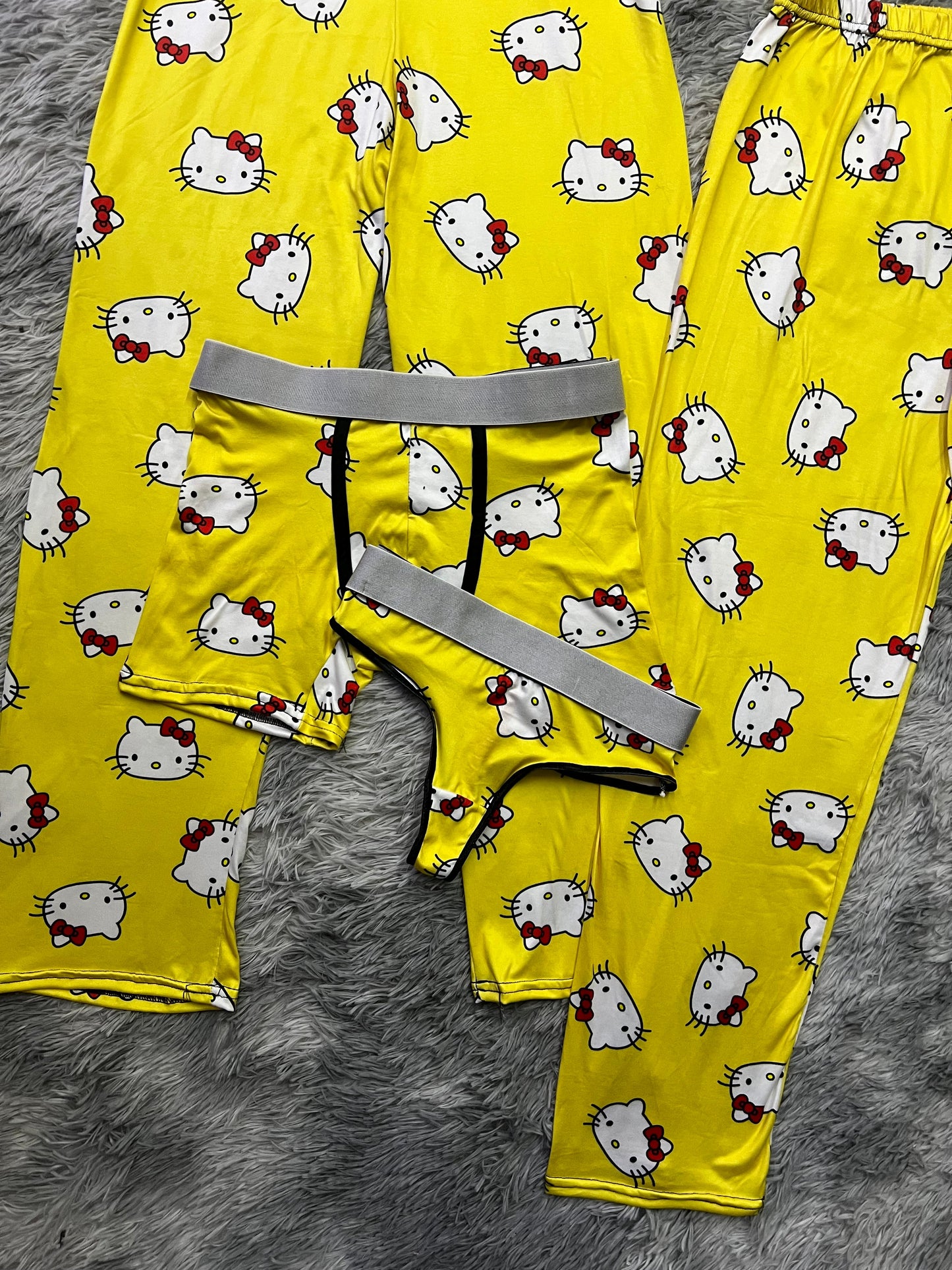 Caritas Gatunas Amarillo Duo Unitalla De 5 Piezas.