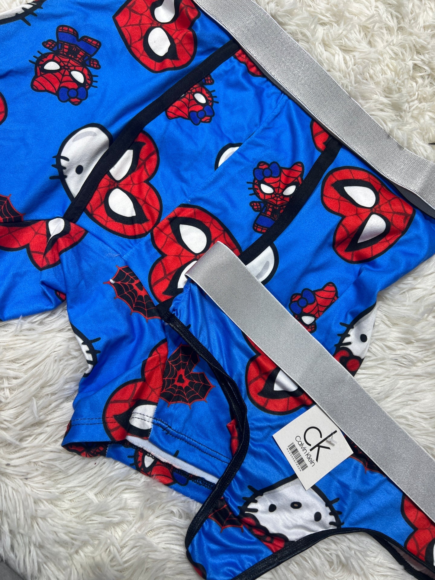 Spiderkitty azul duo Xl con tanga
