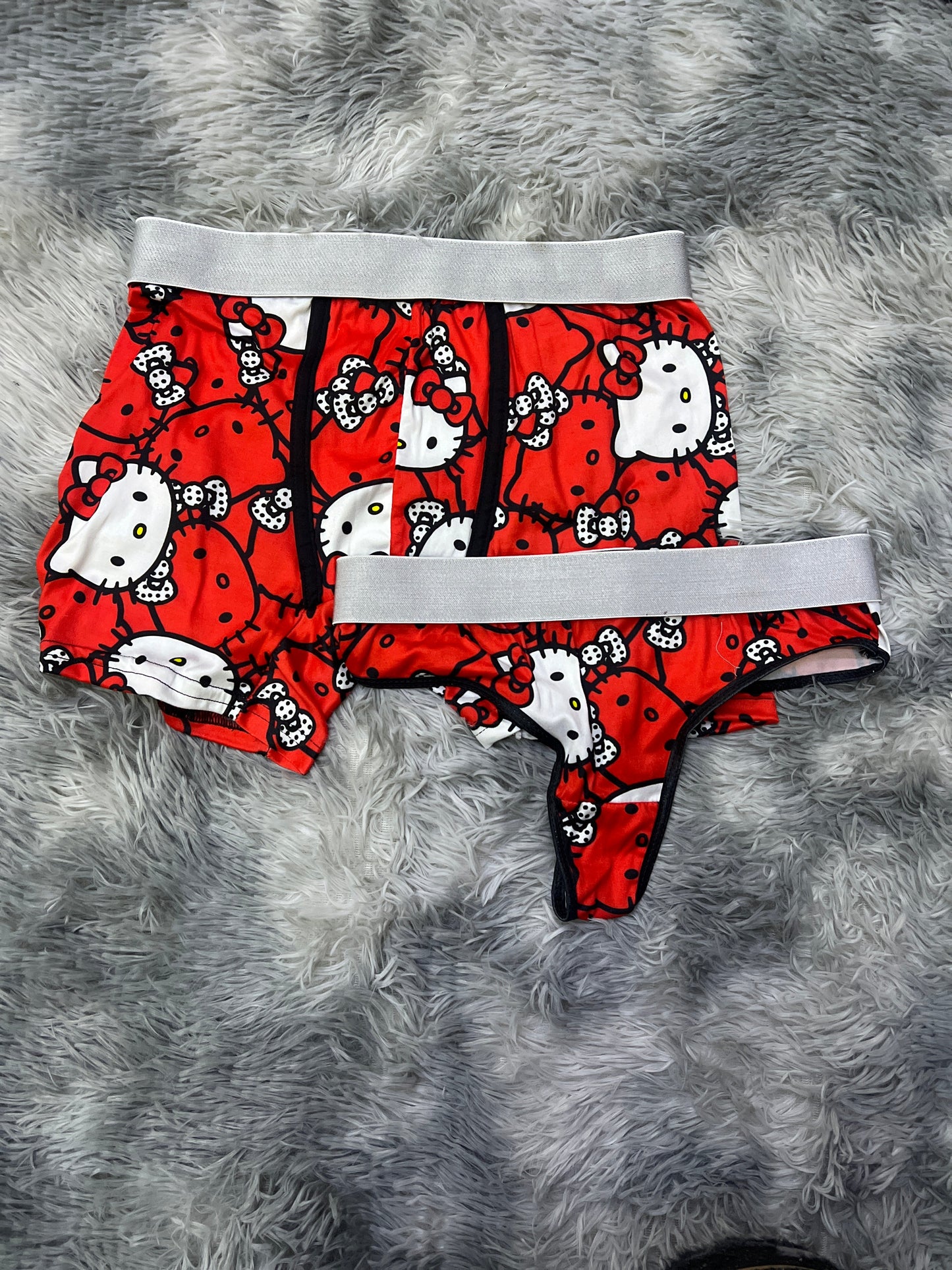 Hello Kitty Print Rojo duo unitalla con tanga