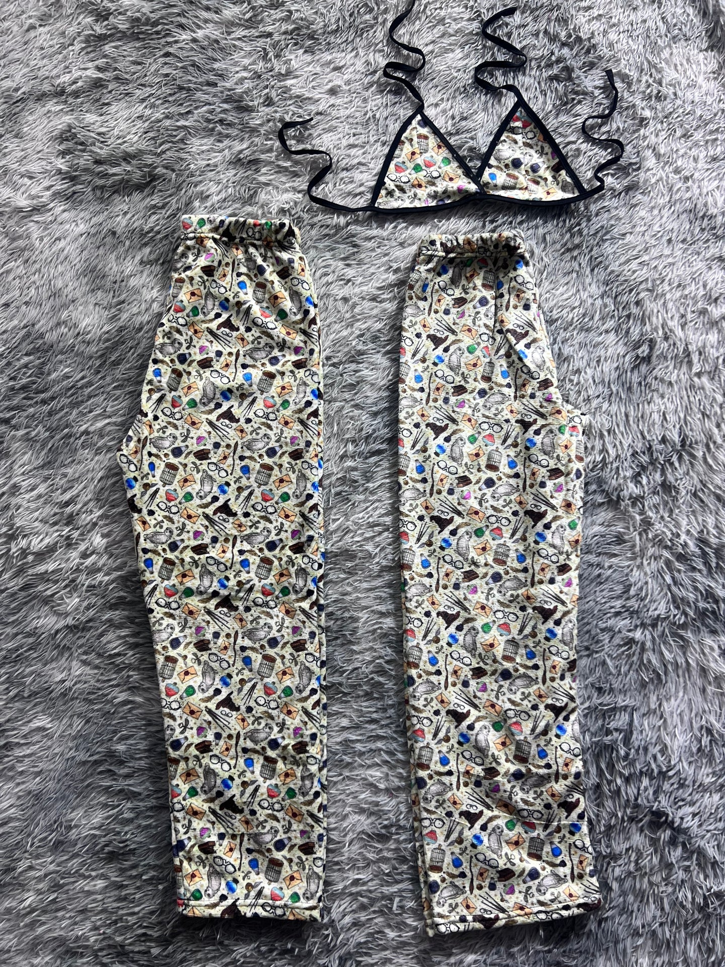 símbolos de harry potter Duo de Pijama Afelpada