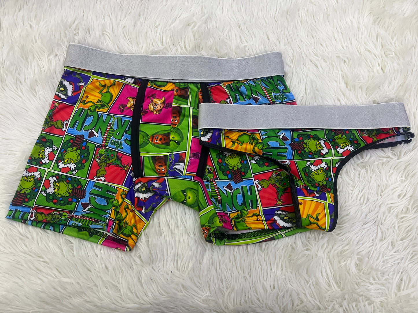 Grinch Verde duo unitalla con tanga