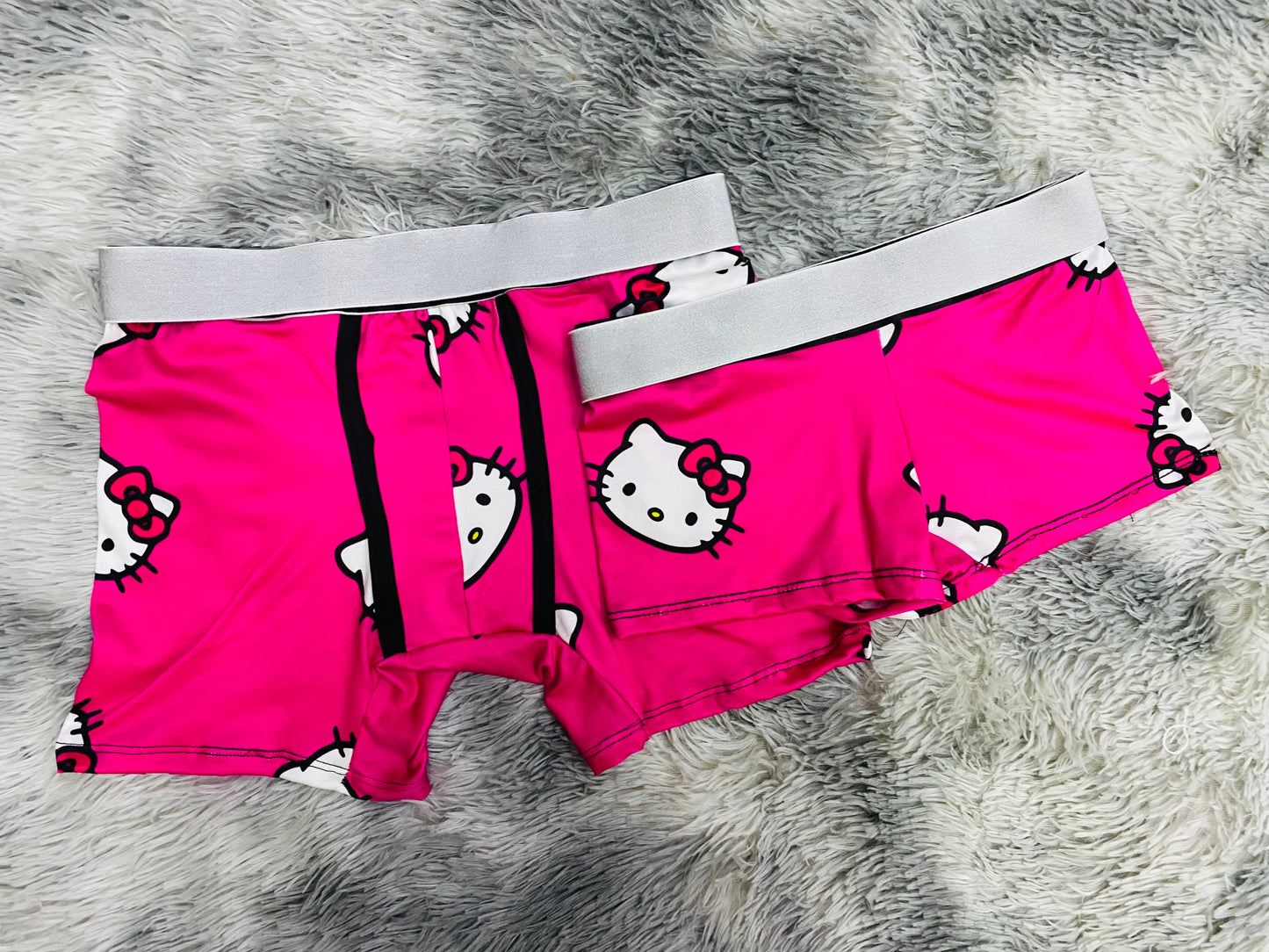 Hello Kitty Rosa Duo Unitalla Con boxer.