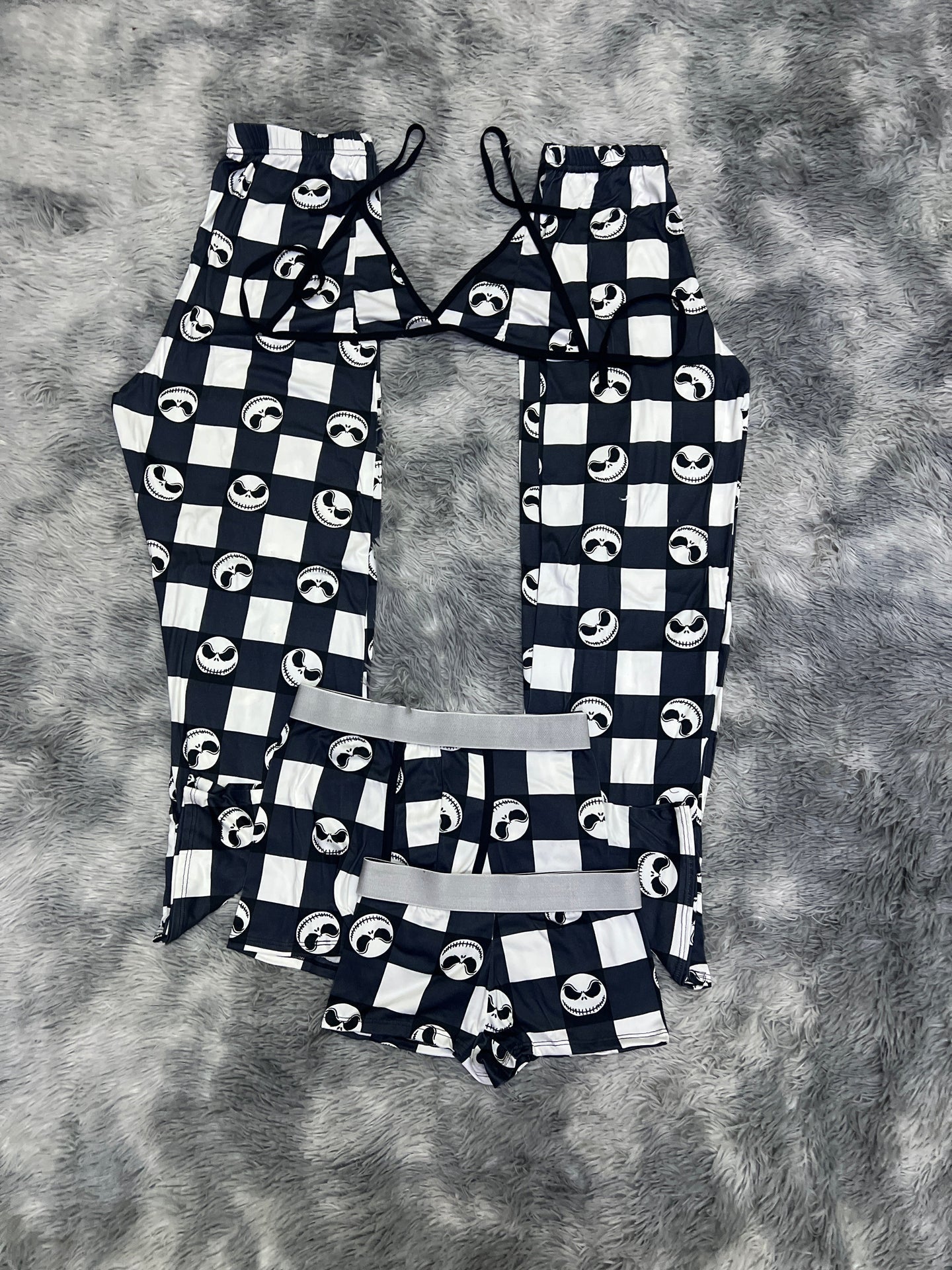 Jack Halloween Print 5 Piece Pajama Set 🕸️