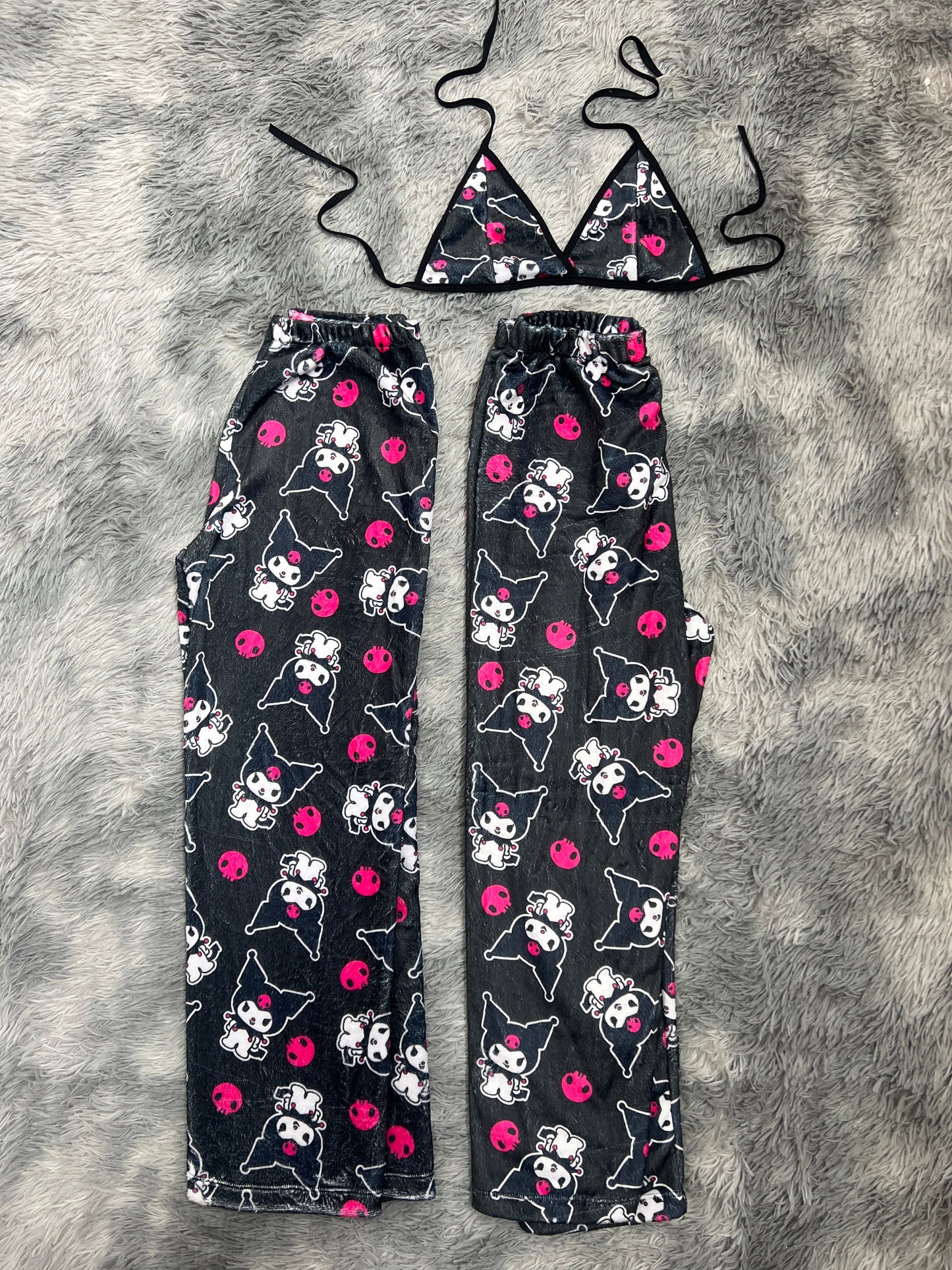 kuromi calaveras Duo de Pijama Afelpada