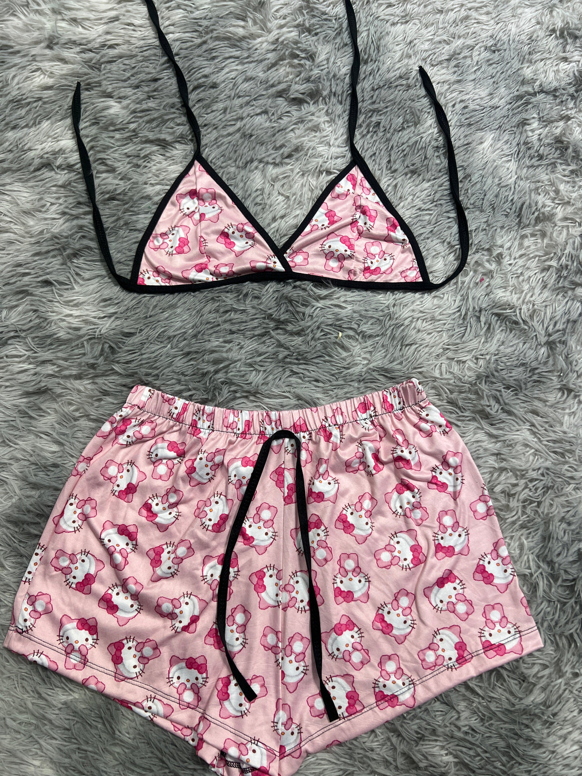 Hello Kitty Osita Top Con Short Unitalla De Brush