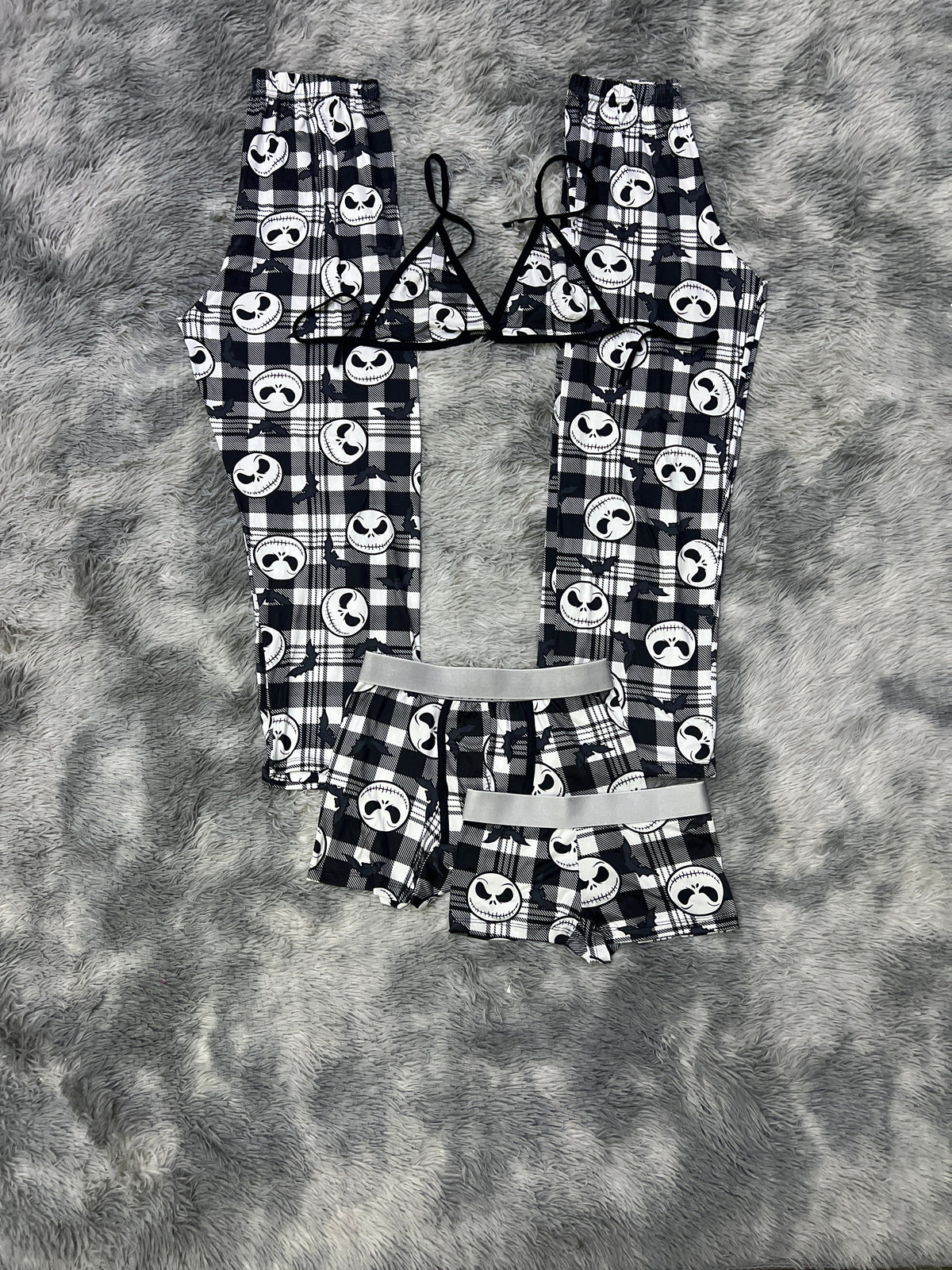 Jack Cuadros Halloween Pijama De 5 Piezas