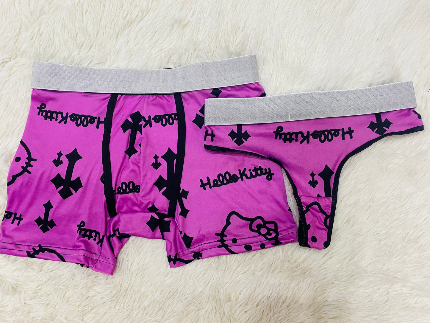 Hello Kitty Rosa duo unitalla con tanga
