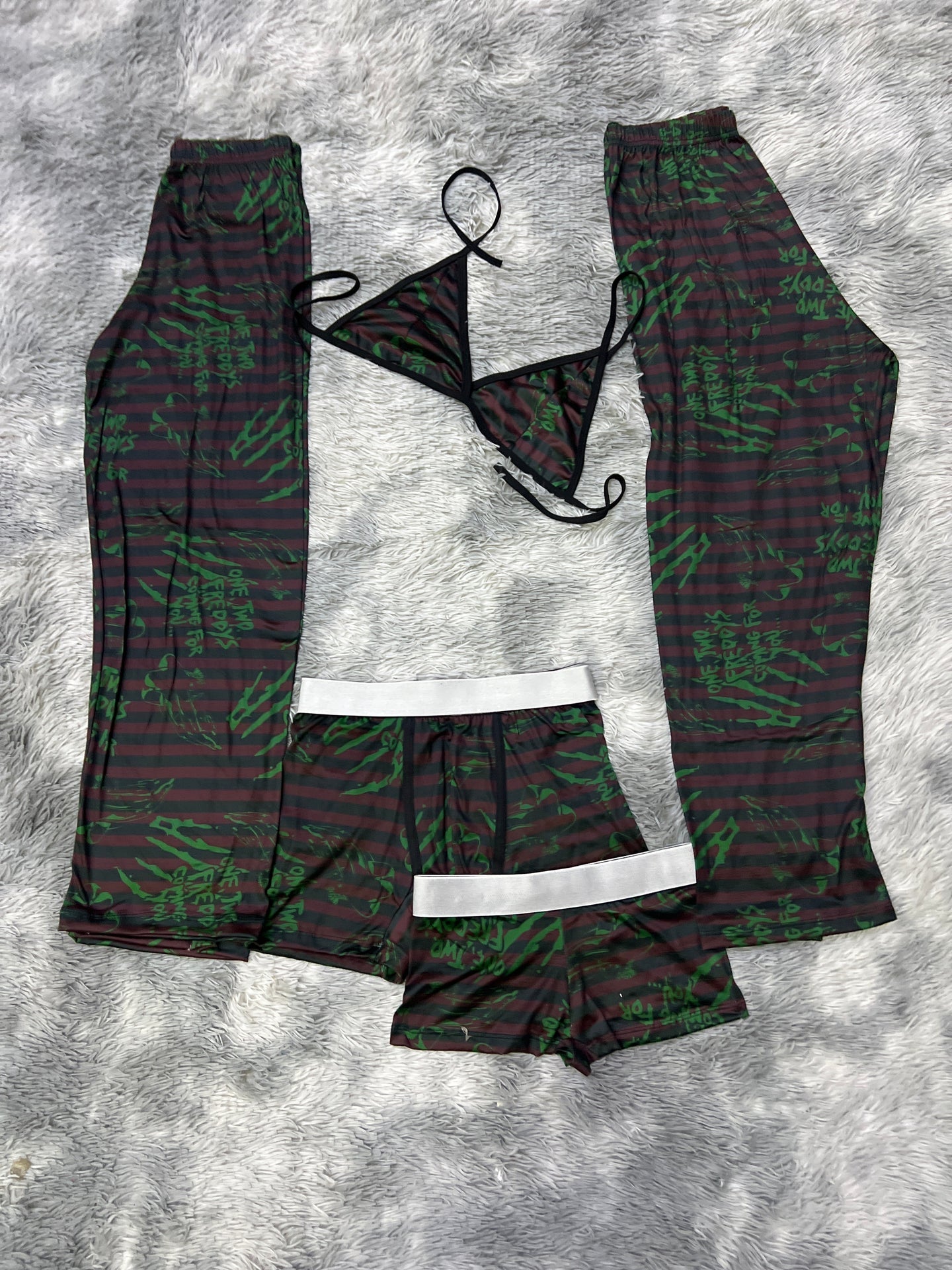 Freddy Halloween Print 5 piece pajama set 🎃👻