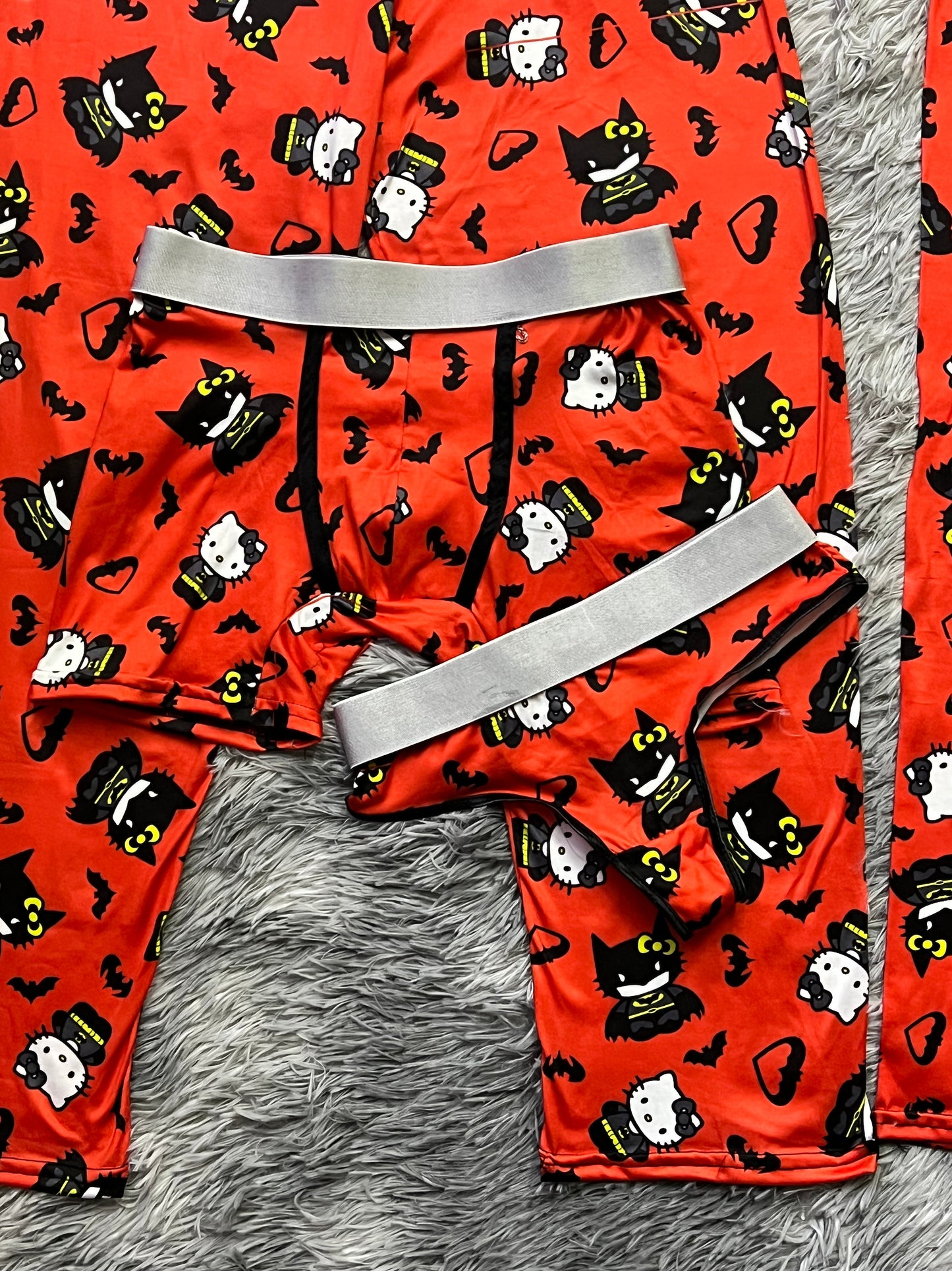Hello Kitty Batman Rojo Duo Unitalla de 5 piezas