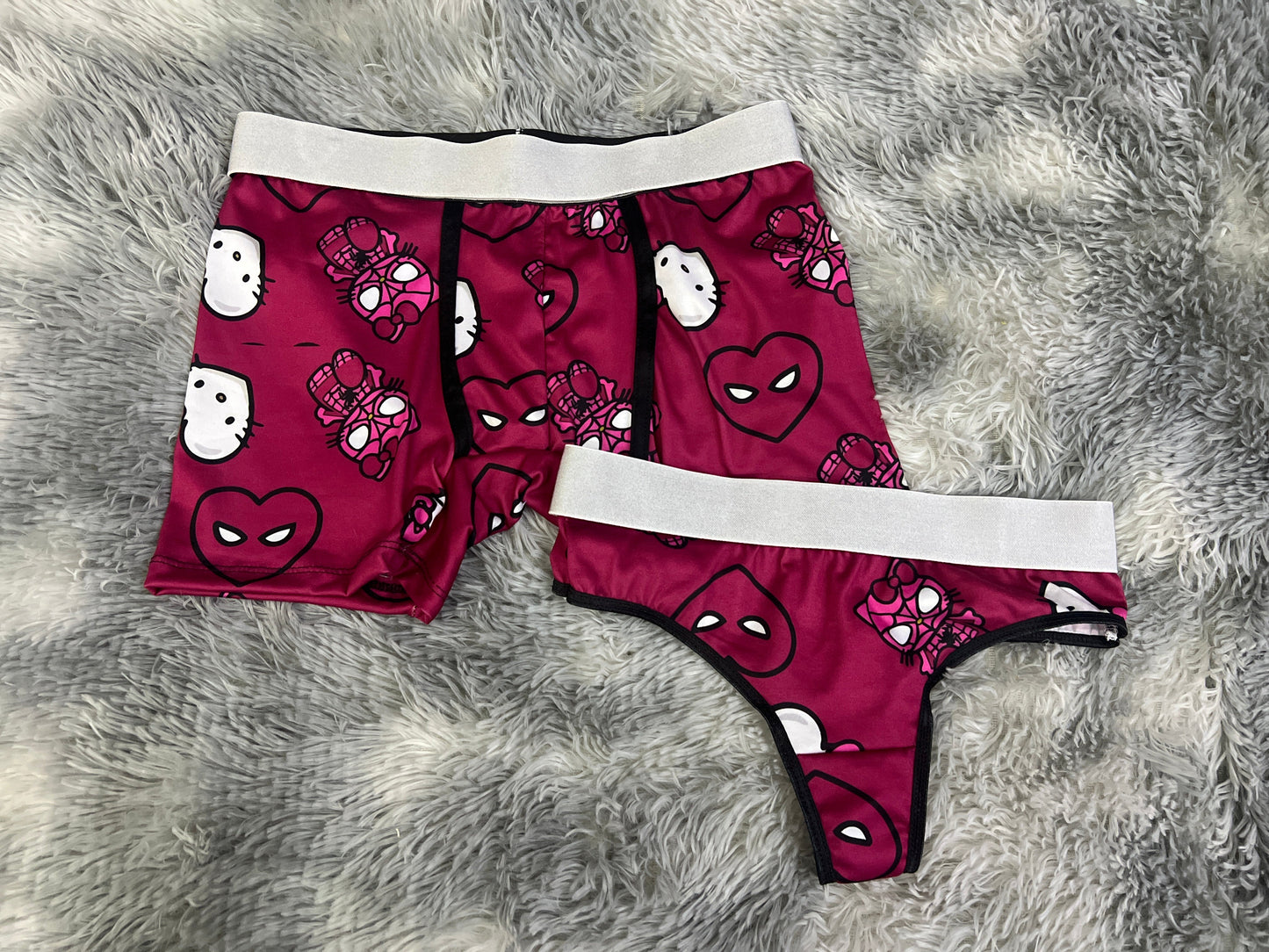 Spiderkitty Purple duo unitalla con tanga