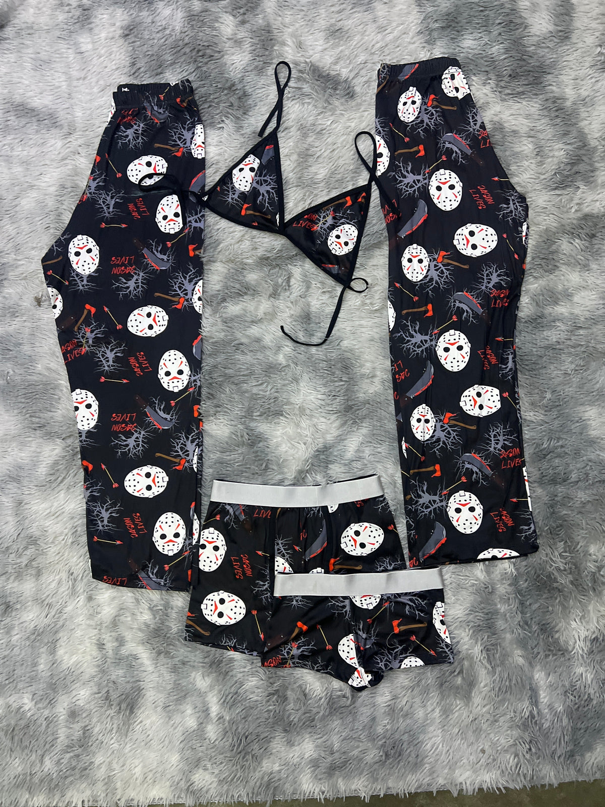 Jason Cute Halloween Pjs Pijama De 5 Piezas