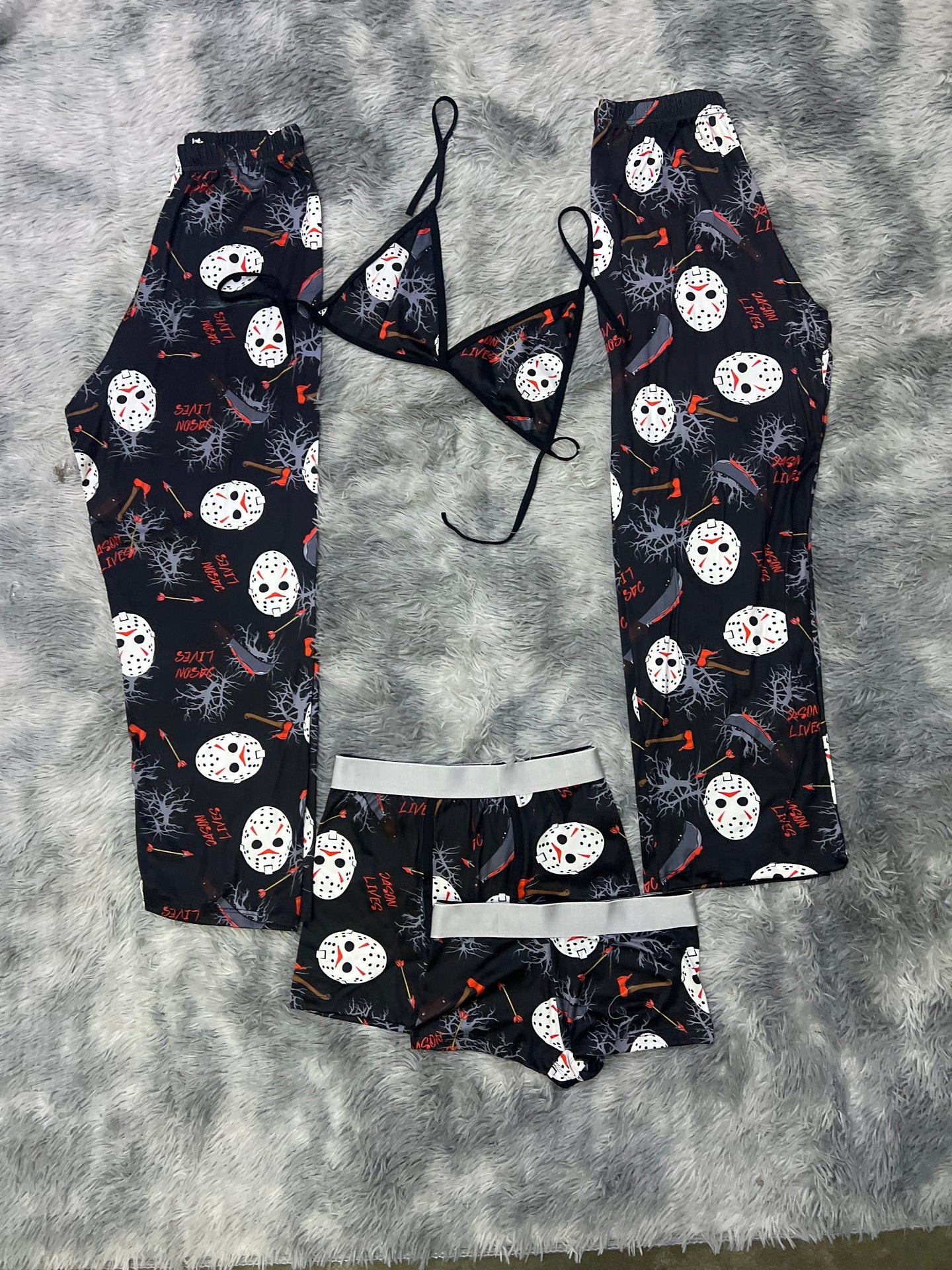 Jason 5 piece pajama set Cute Halloween PJs 🎃