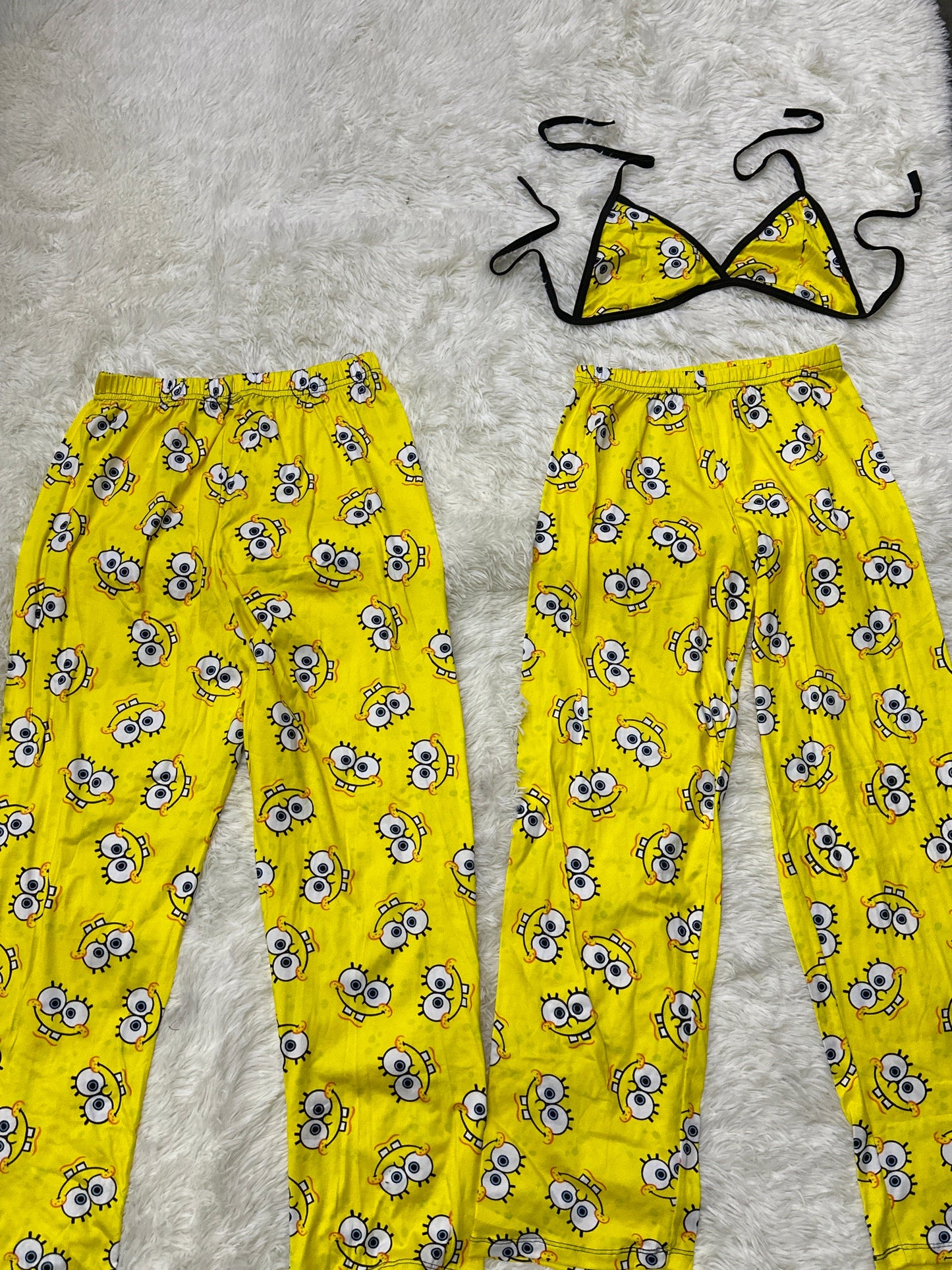SpongeBob Amarillo Duo Unitalla de 5 piezas