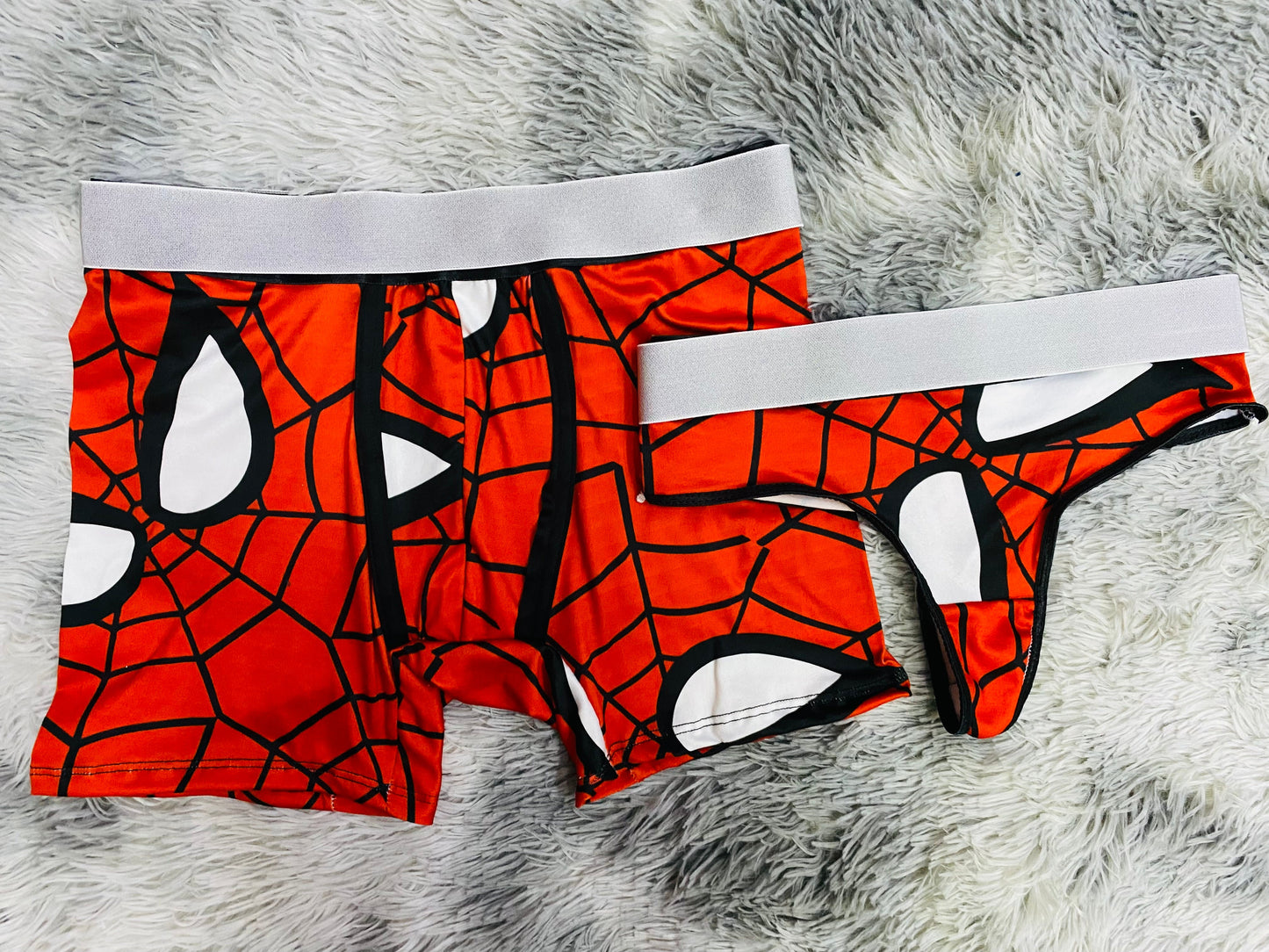 Spider Man Web Print Rojo Duo XL