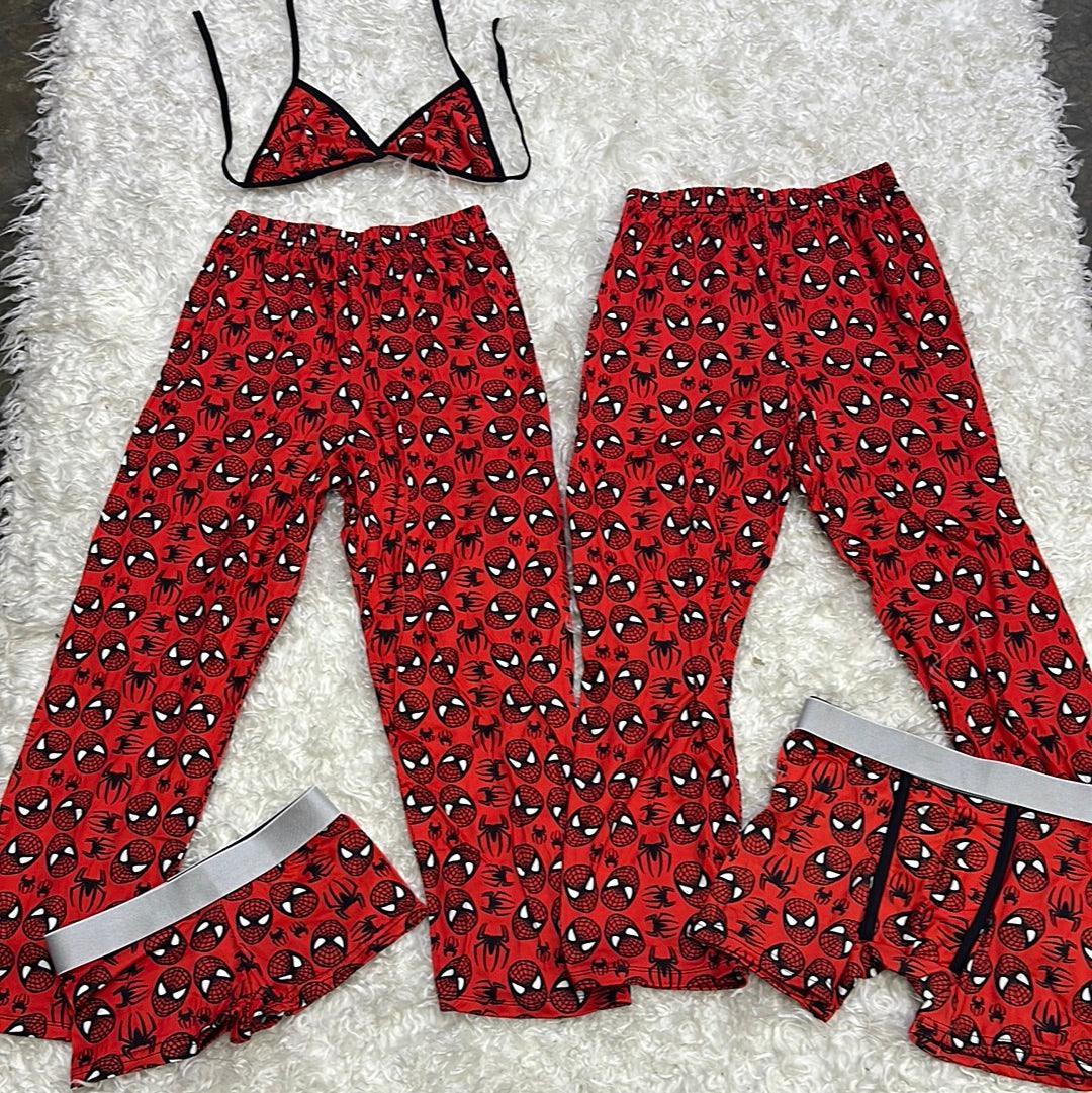 Spider-man Pijama De 5 Piezas