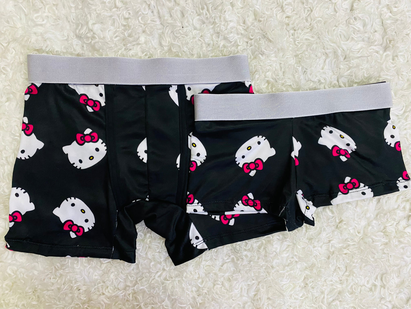 Hello Kitty Negro Duo Unitalla Con boxer.