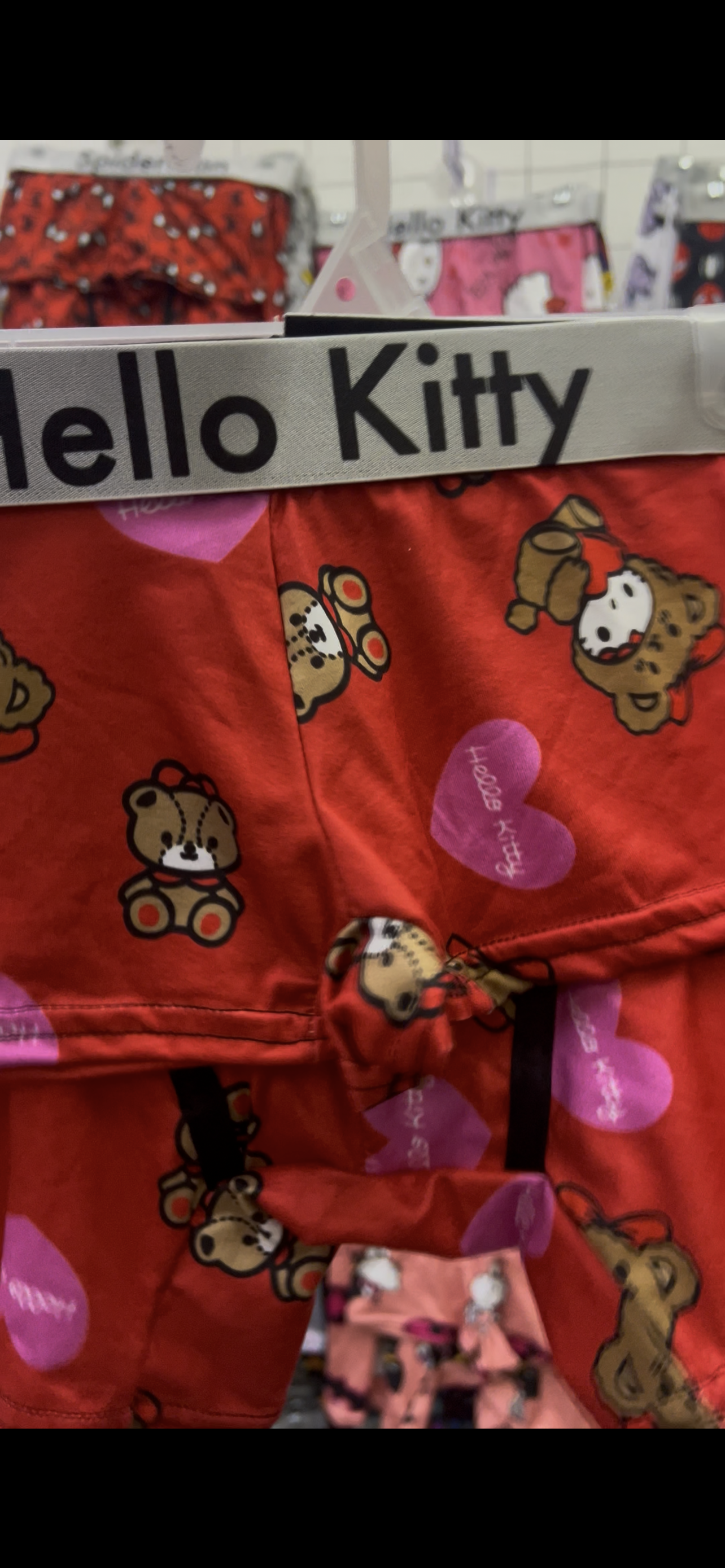 Hello Kitty Peluche Rosa Duo Unitalla Con boxer