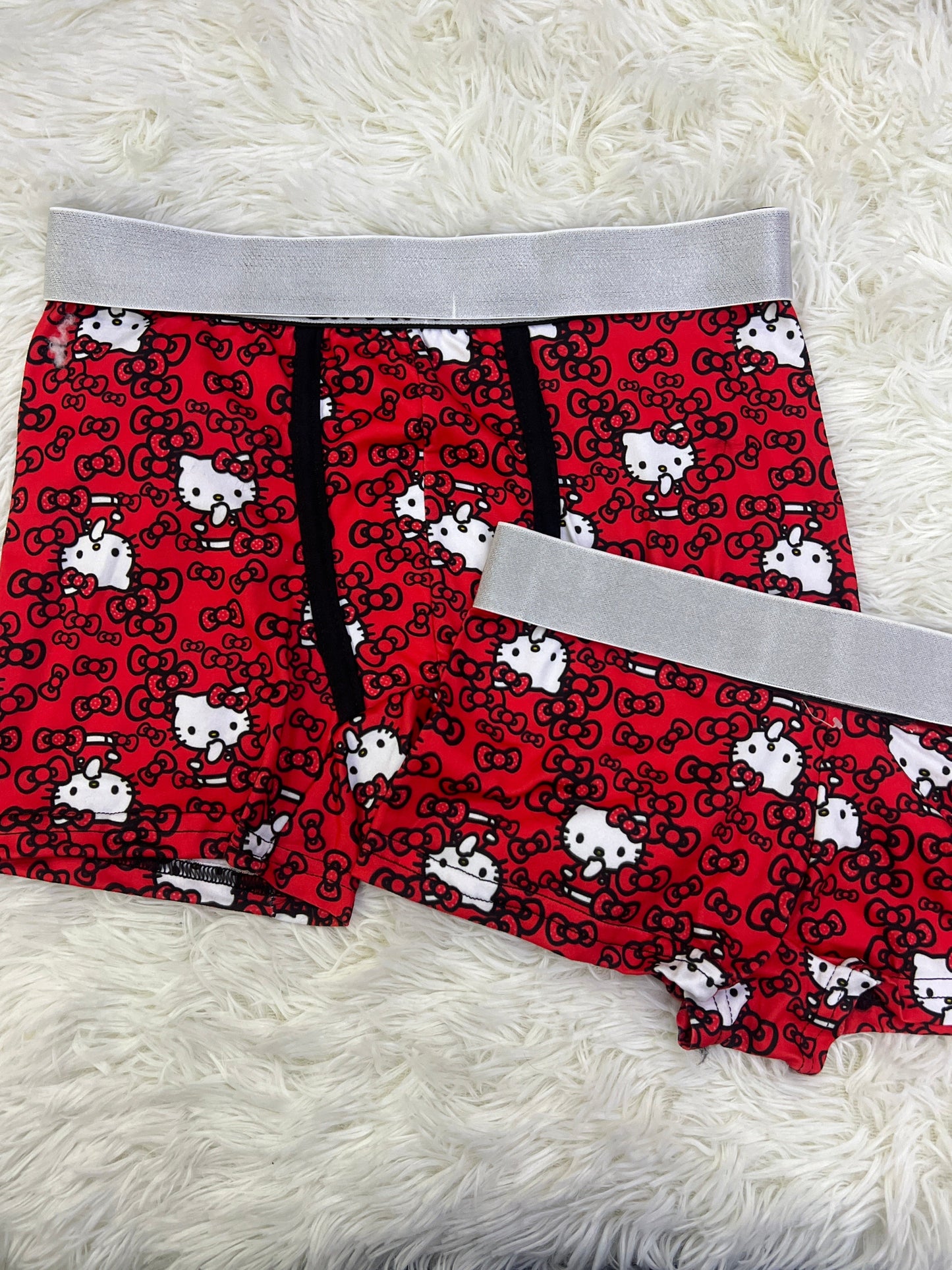 Hello Kitty Buns Rojo Duo Unitalla Con boxer