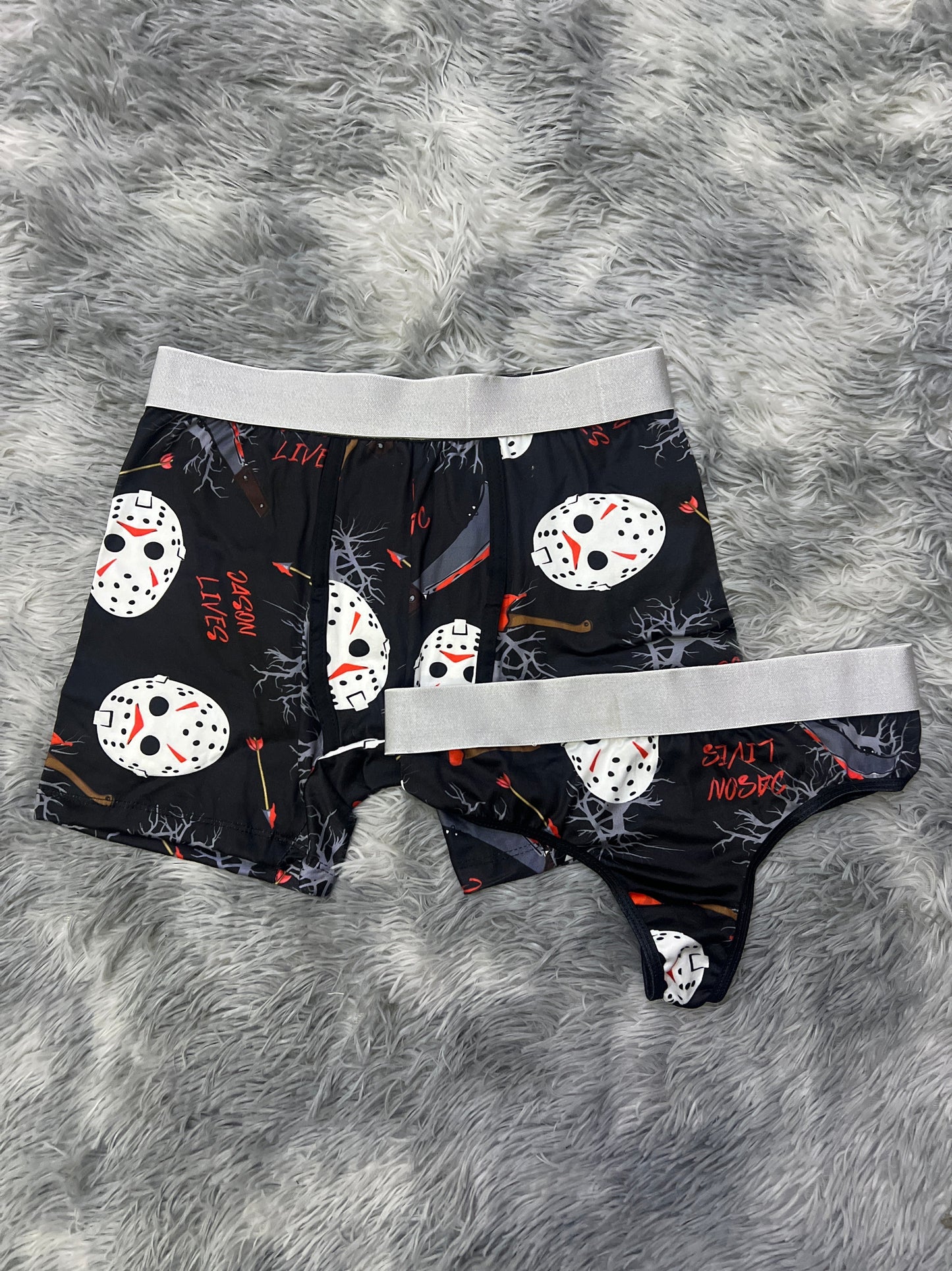 Jason cuchillo boxer con tanga