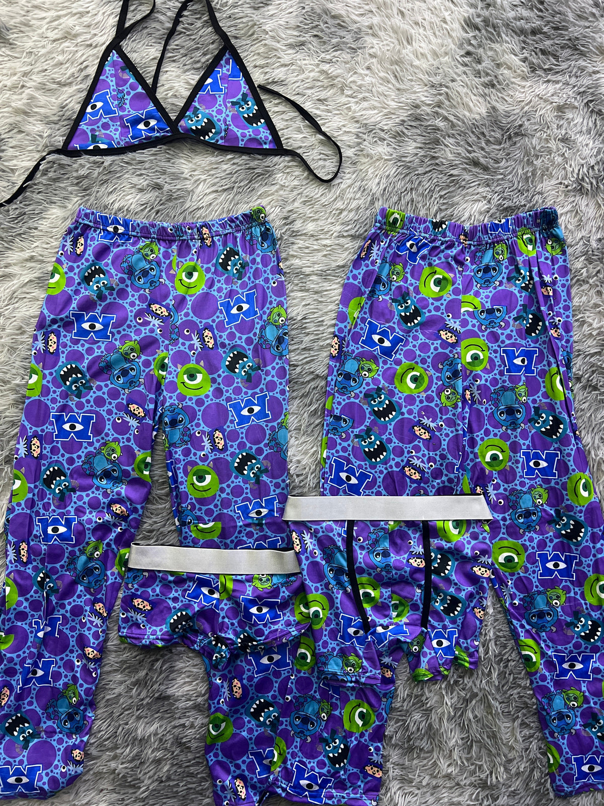 Monster Inc Pijama De 5 Piezas