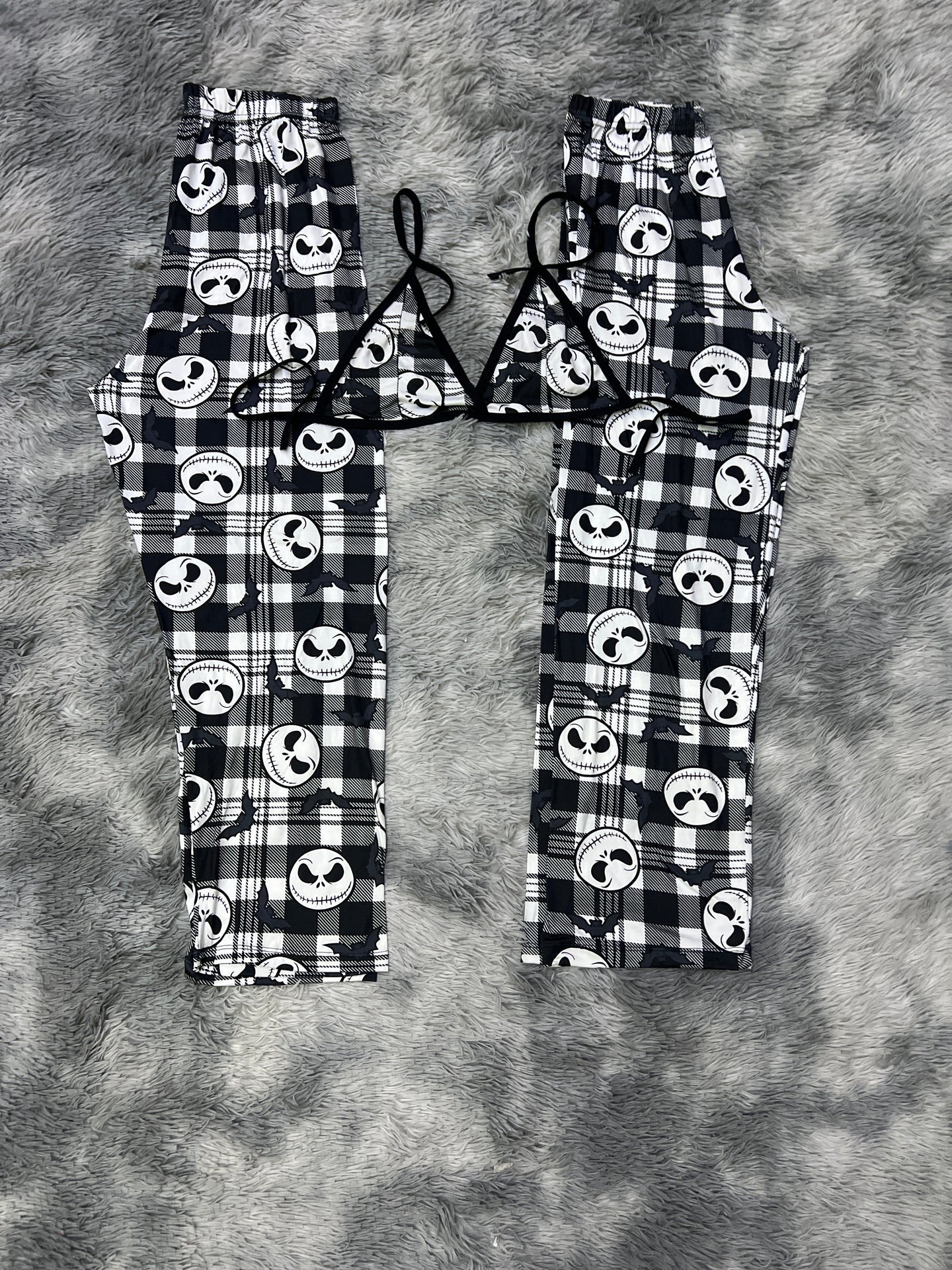 Jack cuadritos duo de pijama afelpada