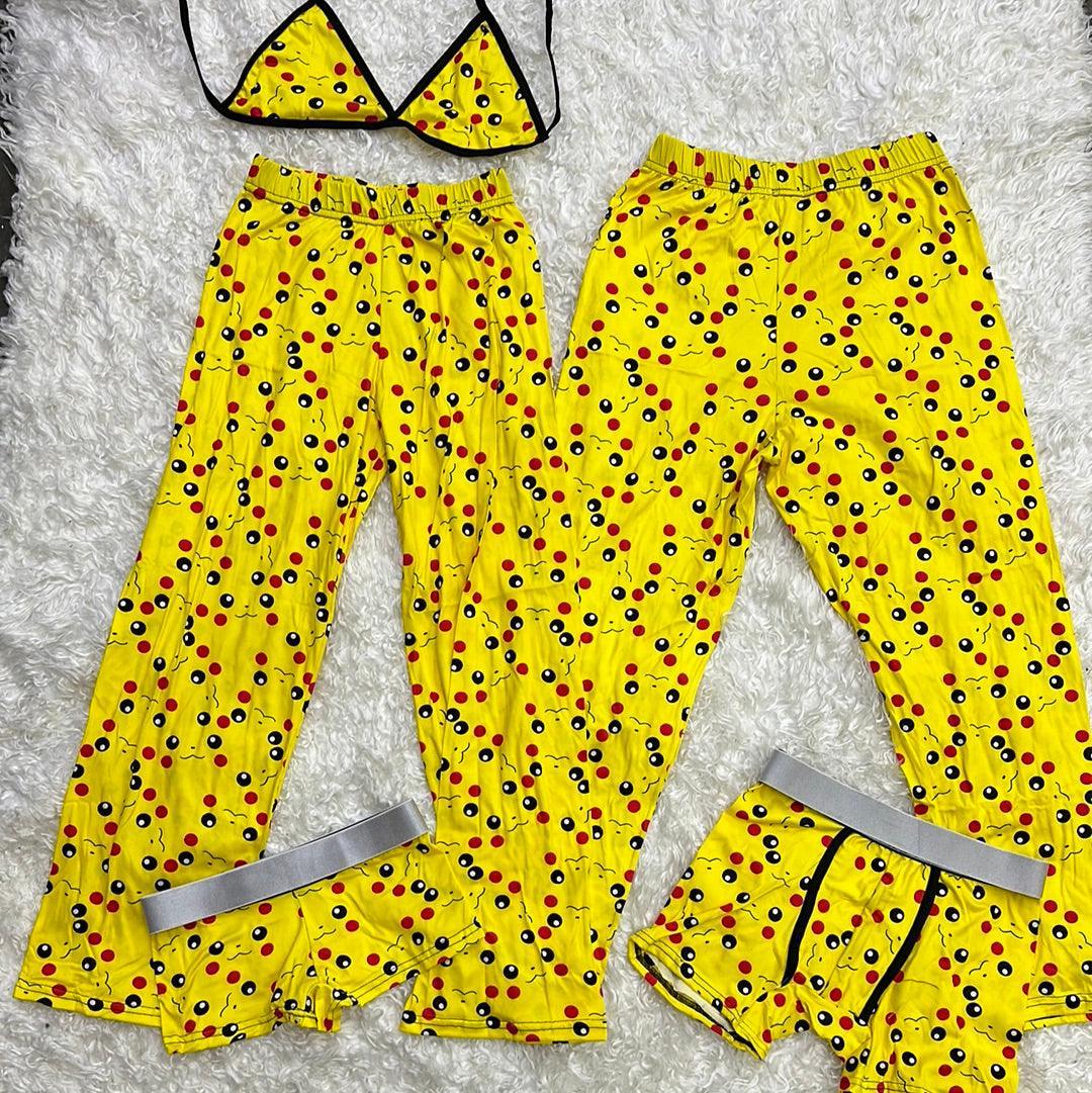 Pikachu Pijama De 5 Piezas