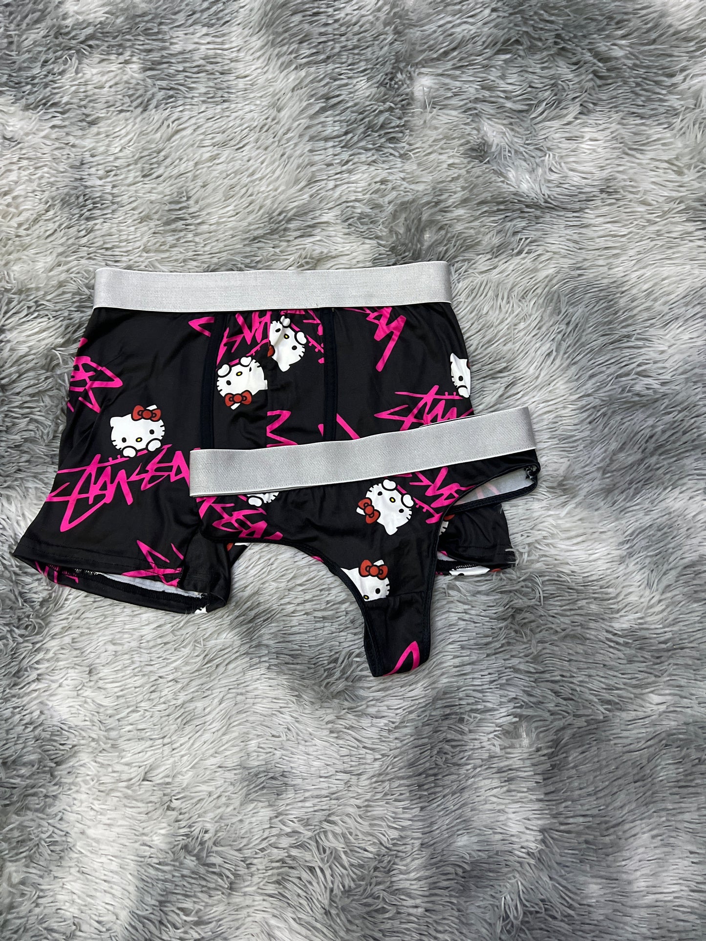 Hello Kitty Print Rosa duo unitalla con tanga