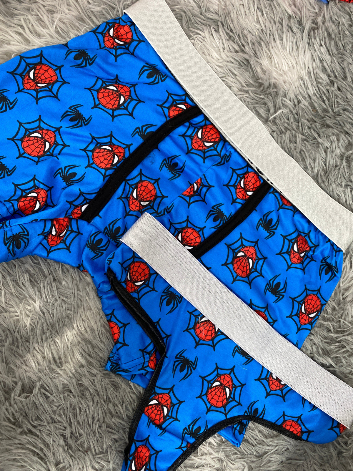 Spiderman fondo azul Duo Unitalla Con Tanga