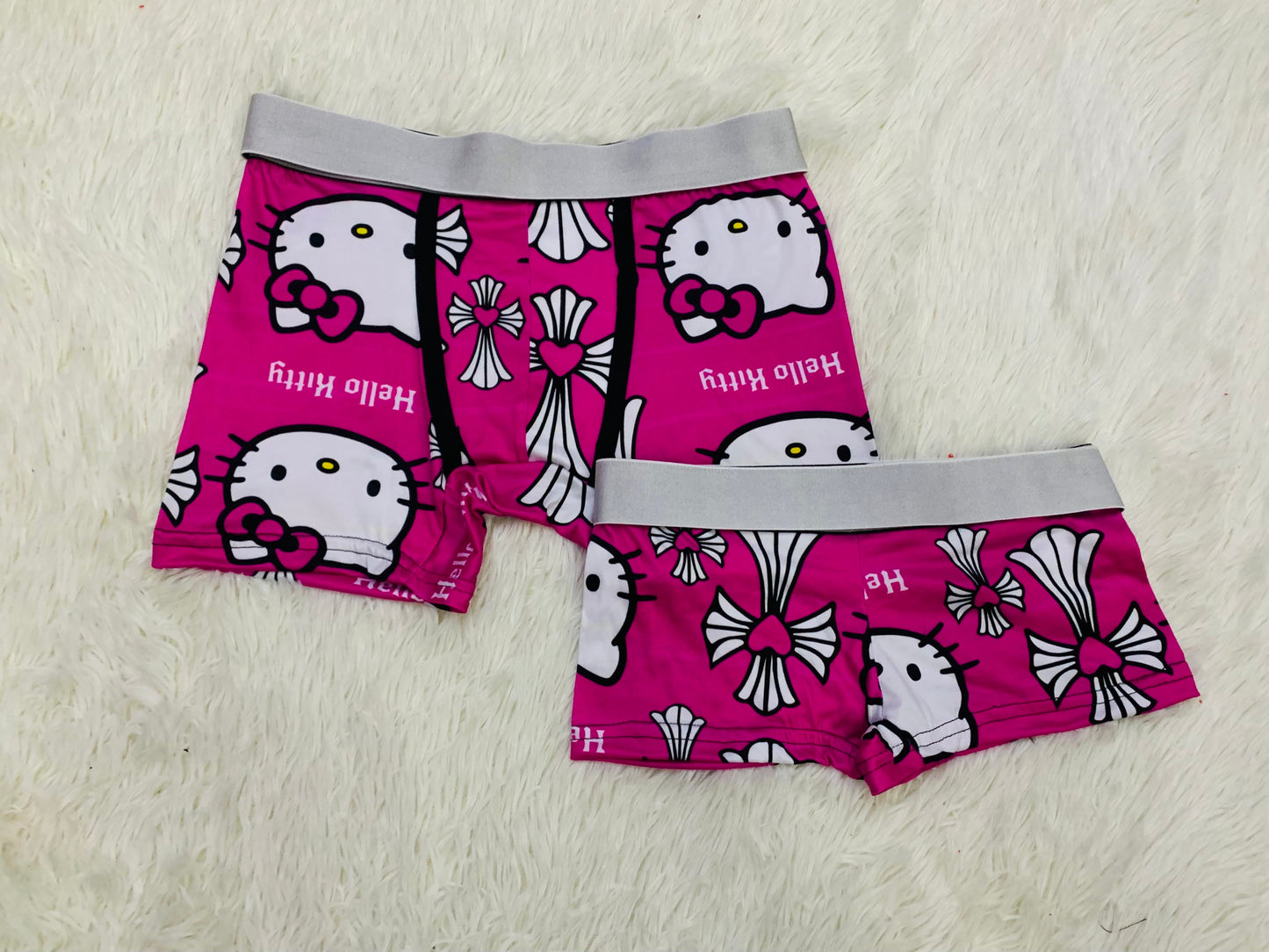Hello Kitty Rosa Duo Unitalla Con boxer.