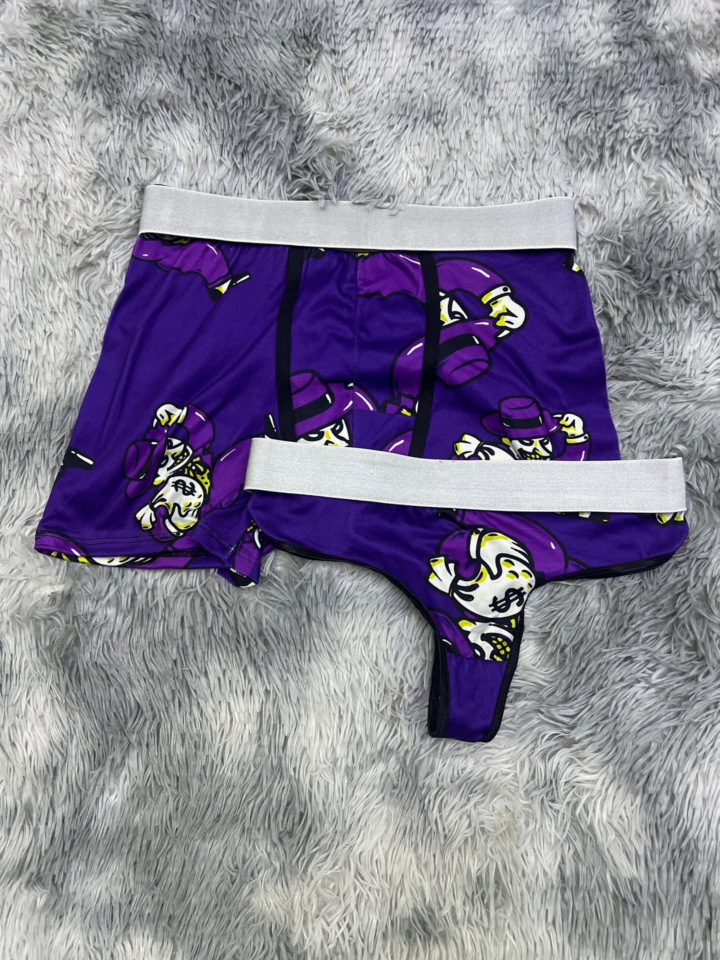 guason morado boxer con tanga