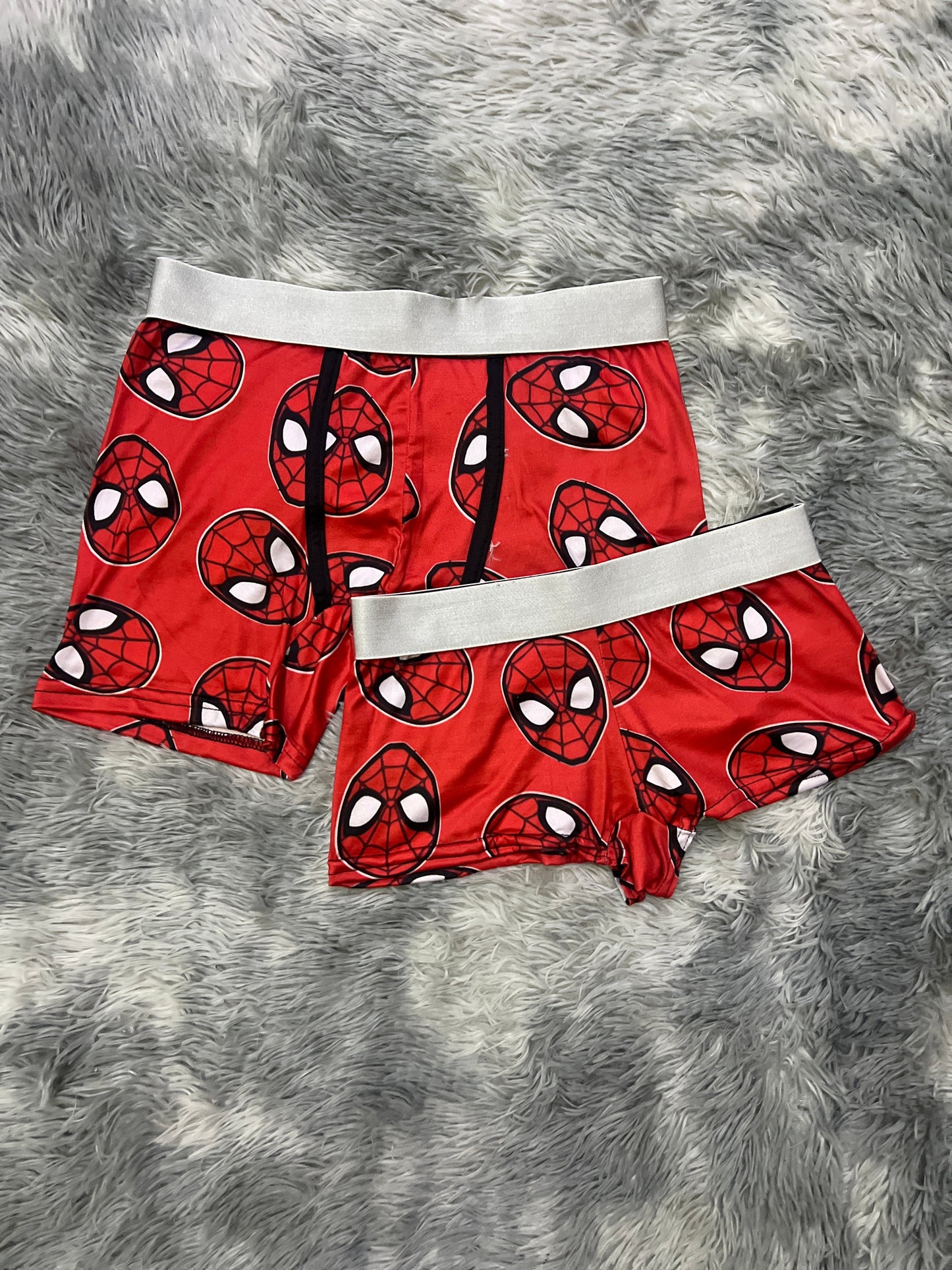Spider Man Rojo Duo Unitalla Con boxer.
